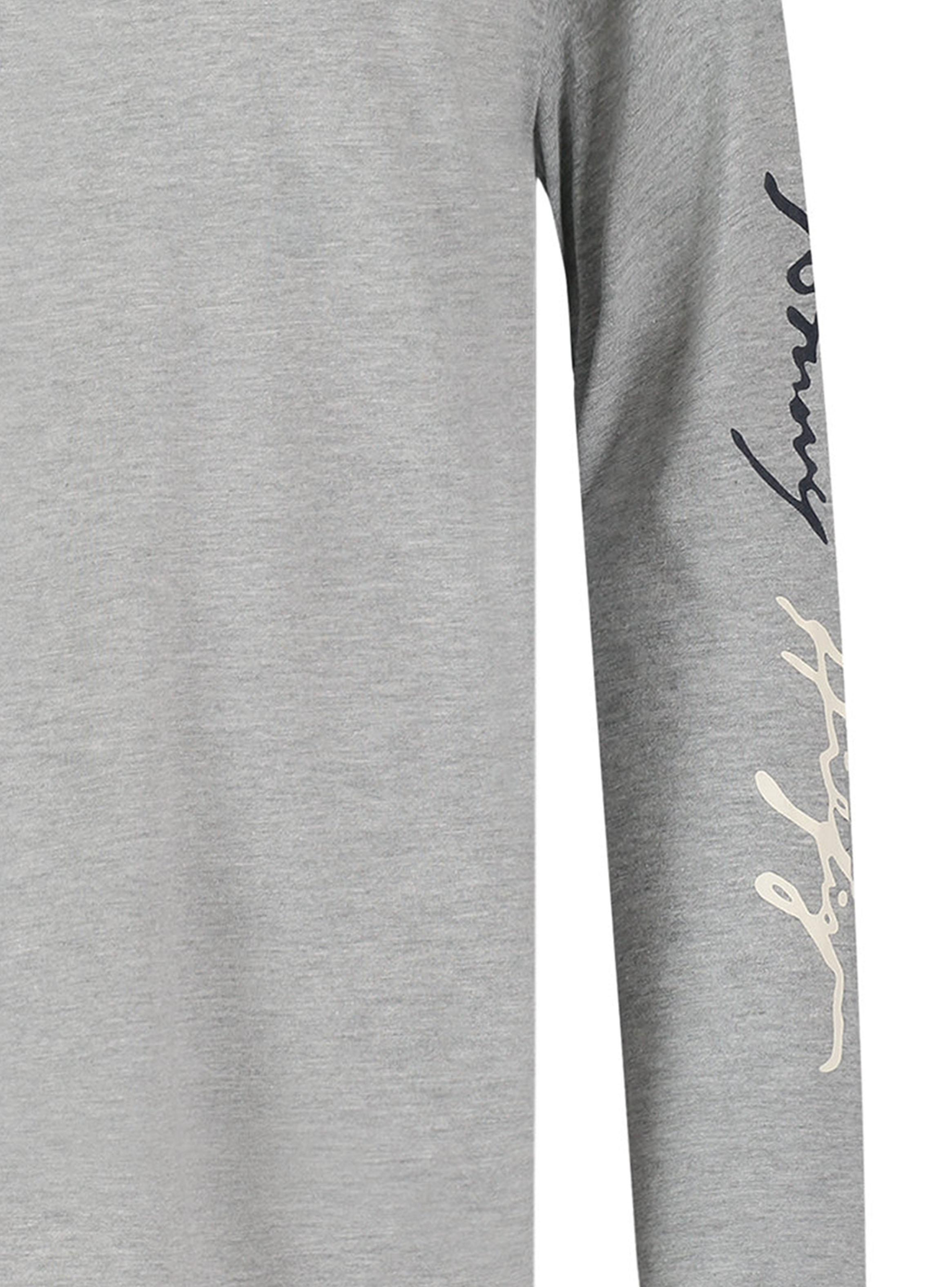 Polera Detalle Logo Script en Manga-2