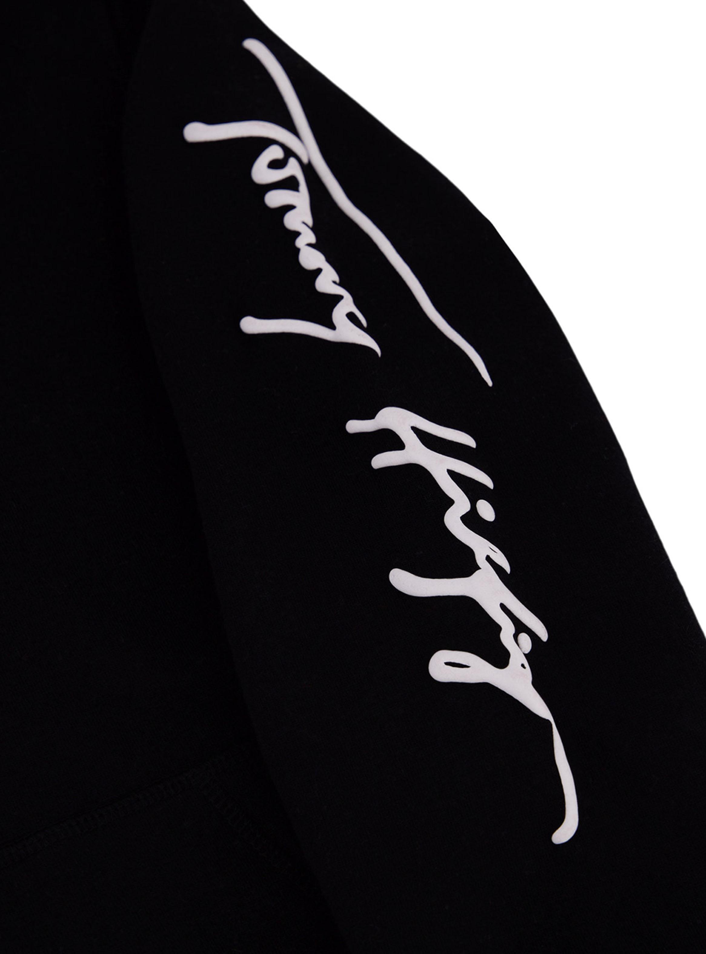 Polerón Capucha Logo Script en Manga-3