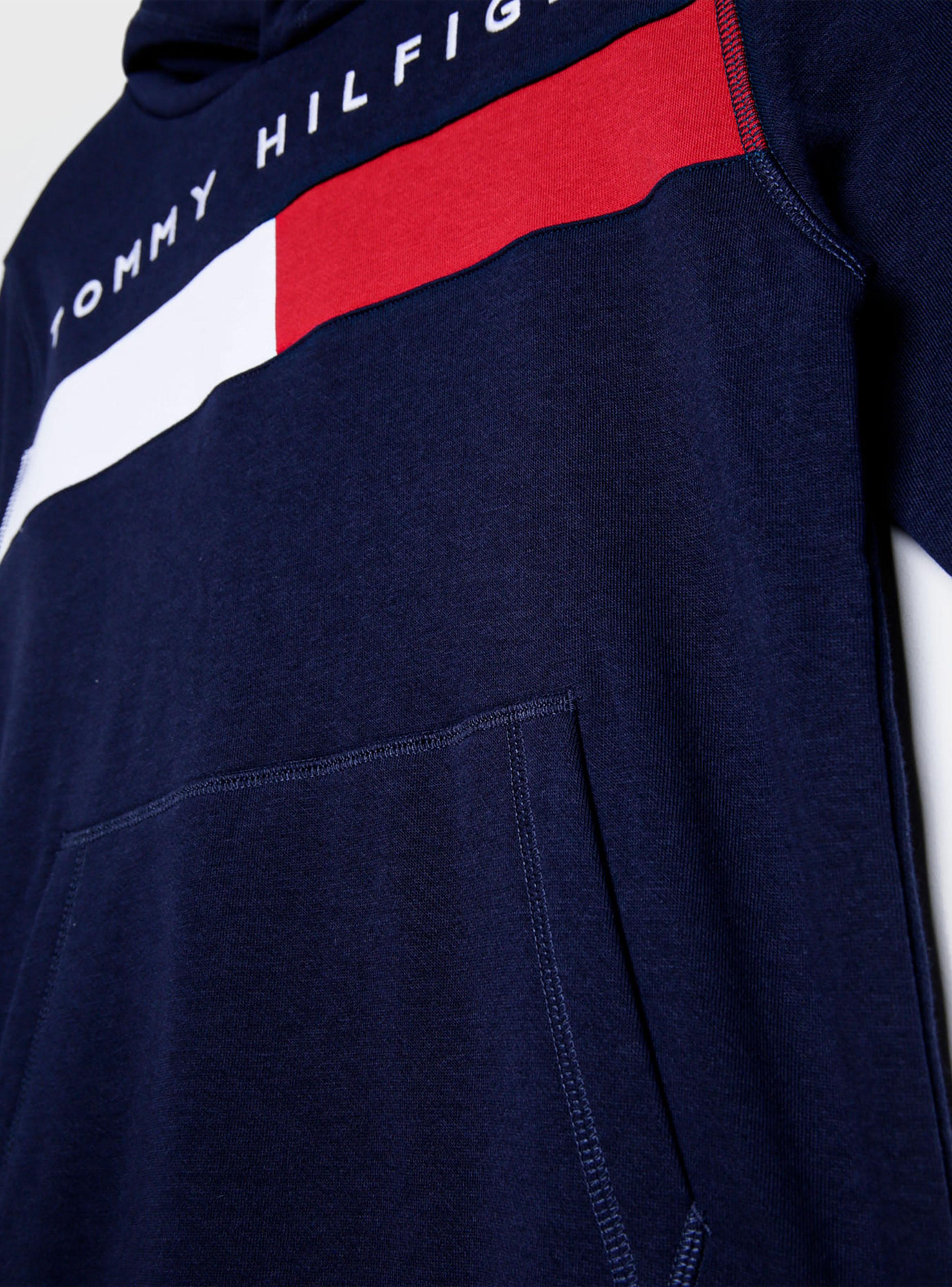 Polerón Capucha Flag Logo Chest-3