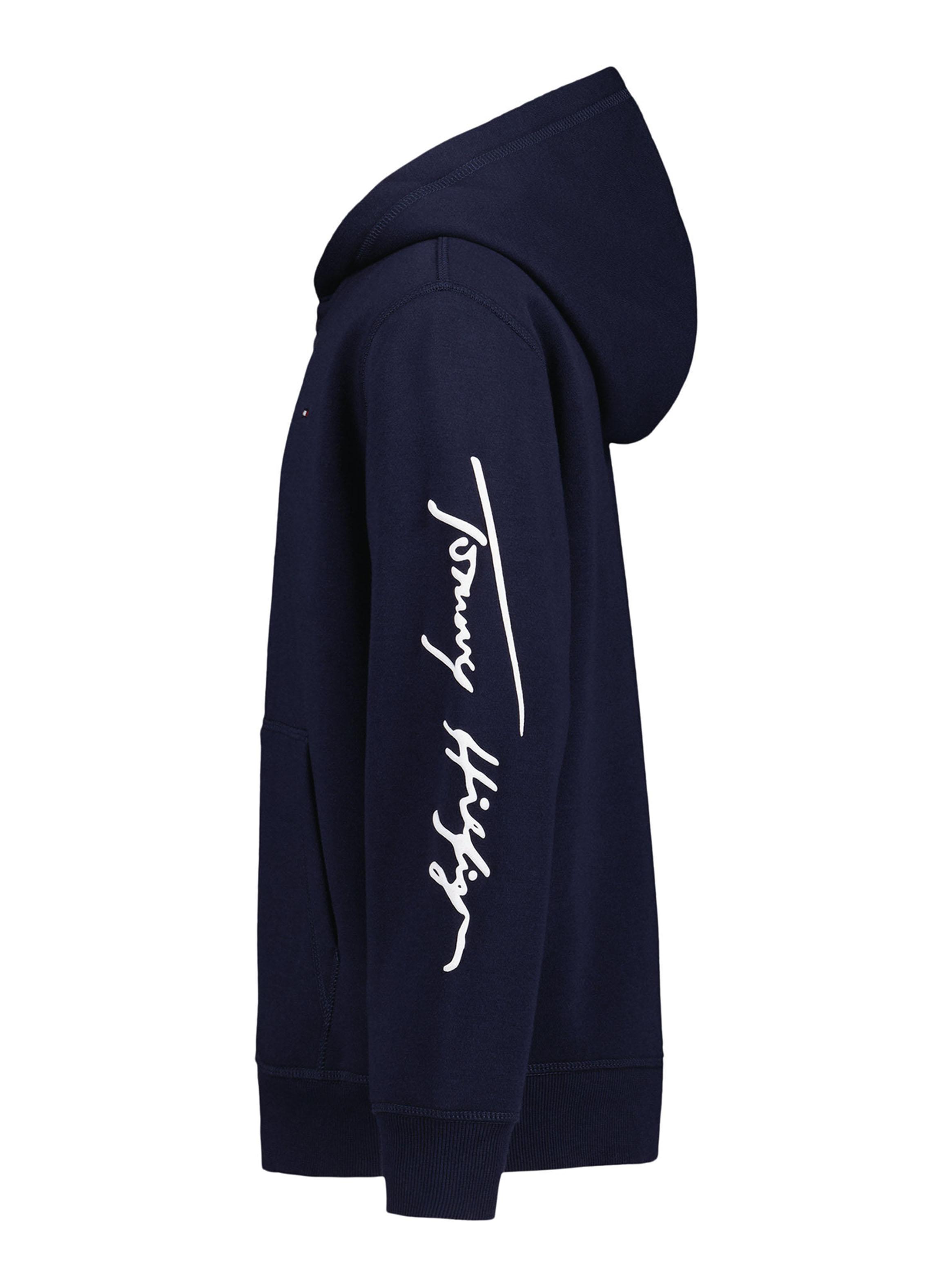 Polerón Detalle Logo Script en Manga Algodón-2