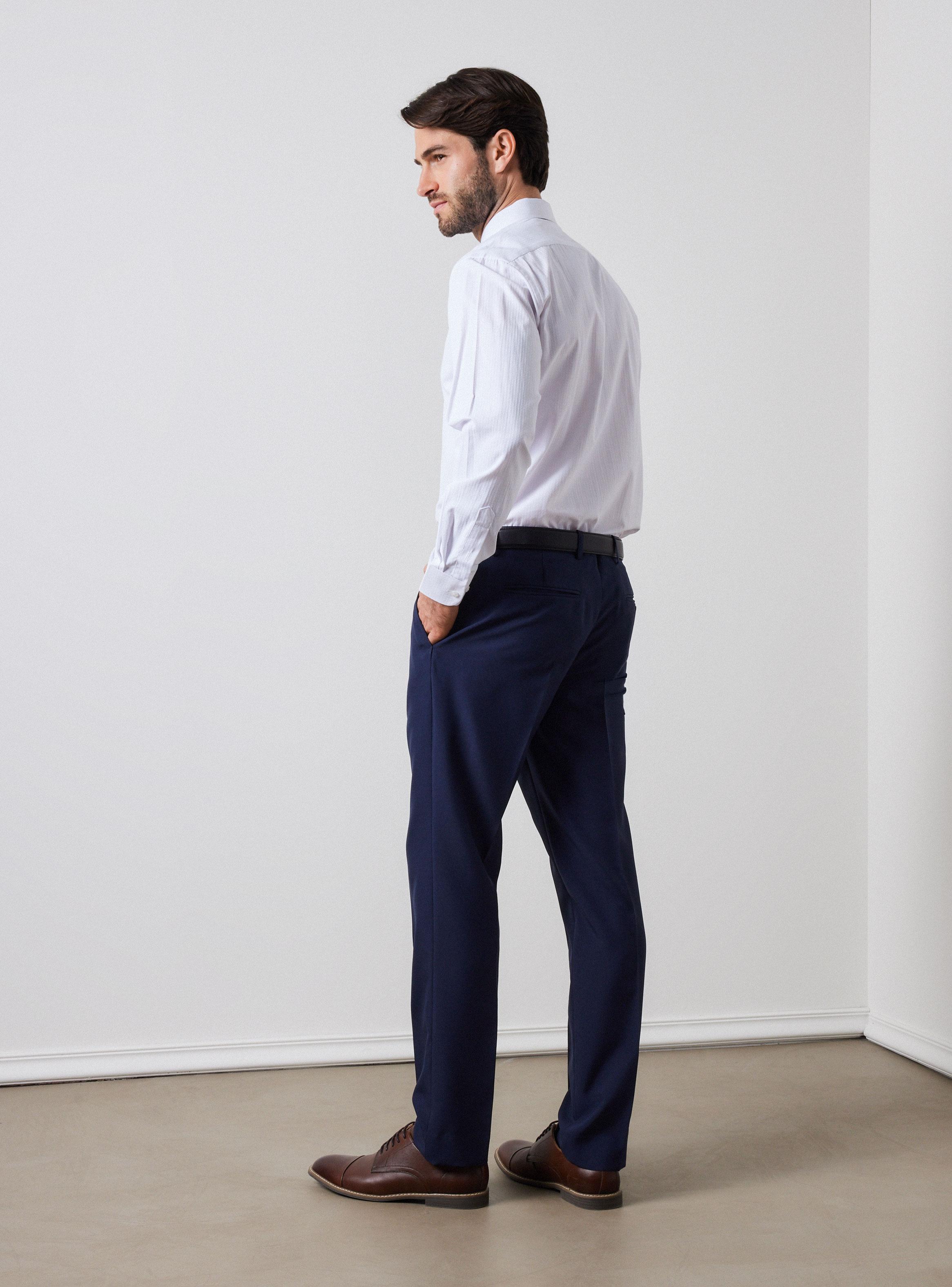 Pantalón Formal Oxford Slim Fit-5