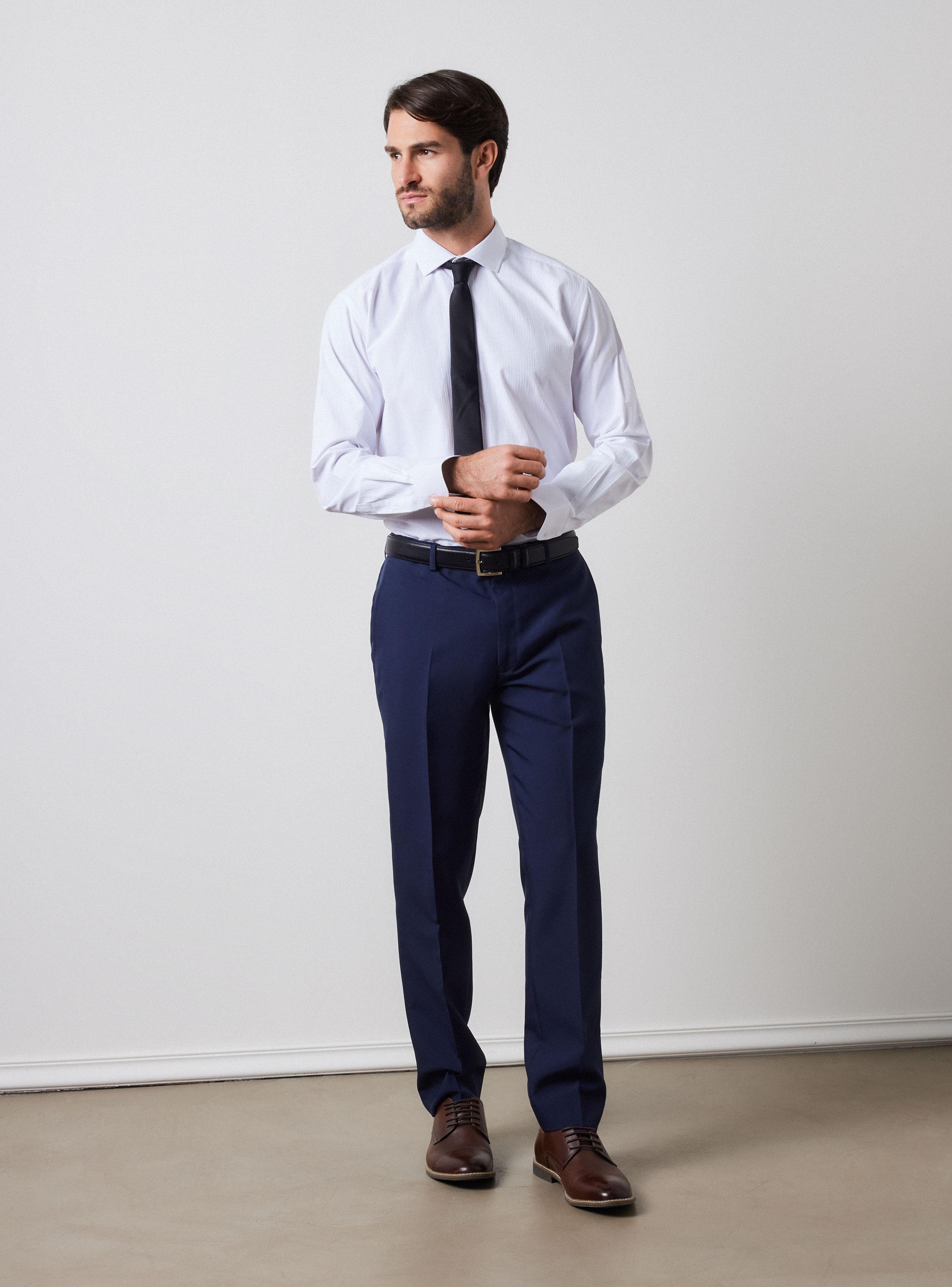 Pantalón Formal Oxford Slim Fit-4