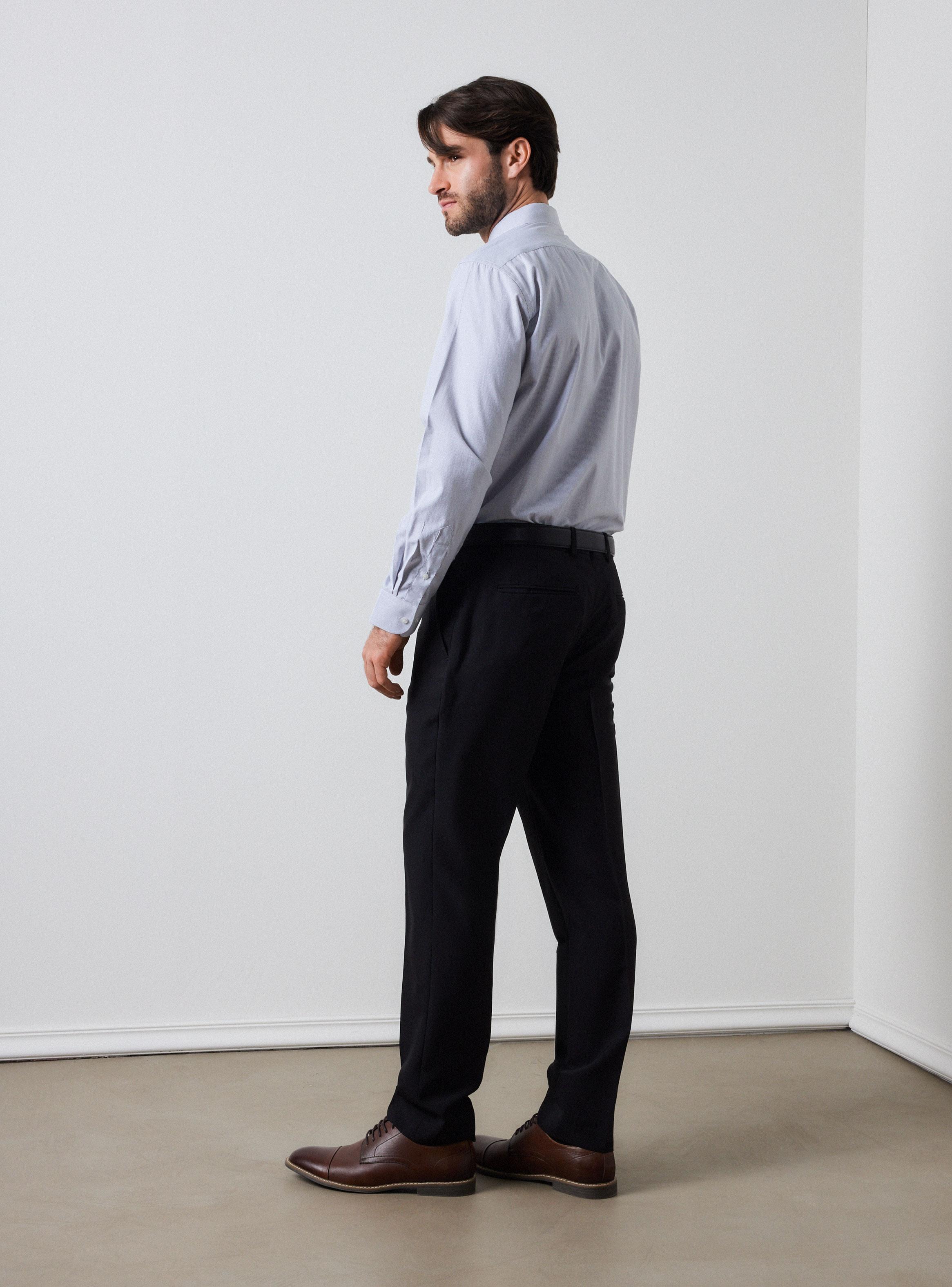 Pantalón Oxford Slim Fit Formal-5