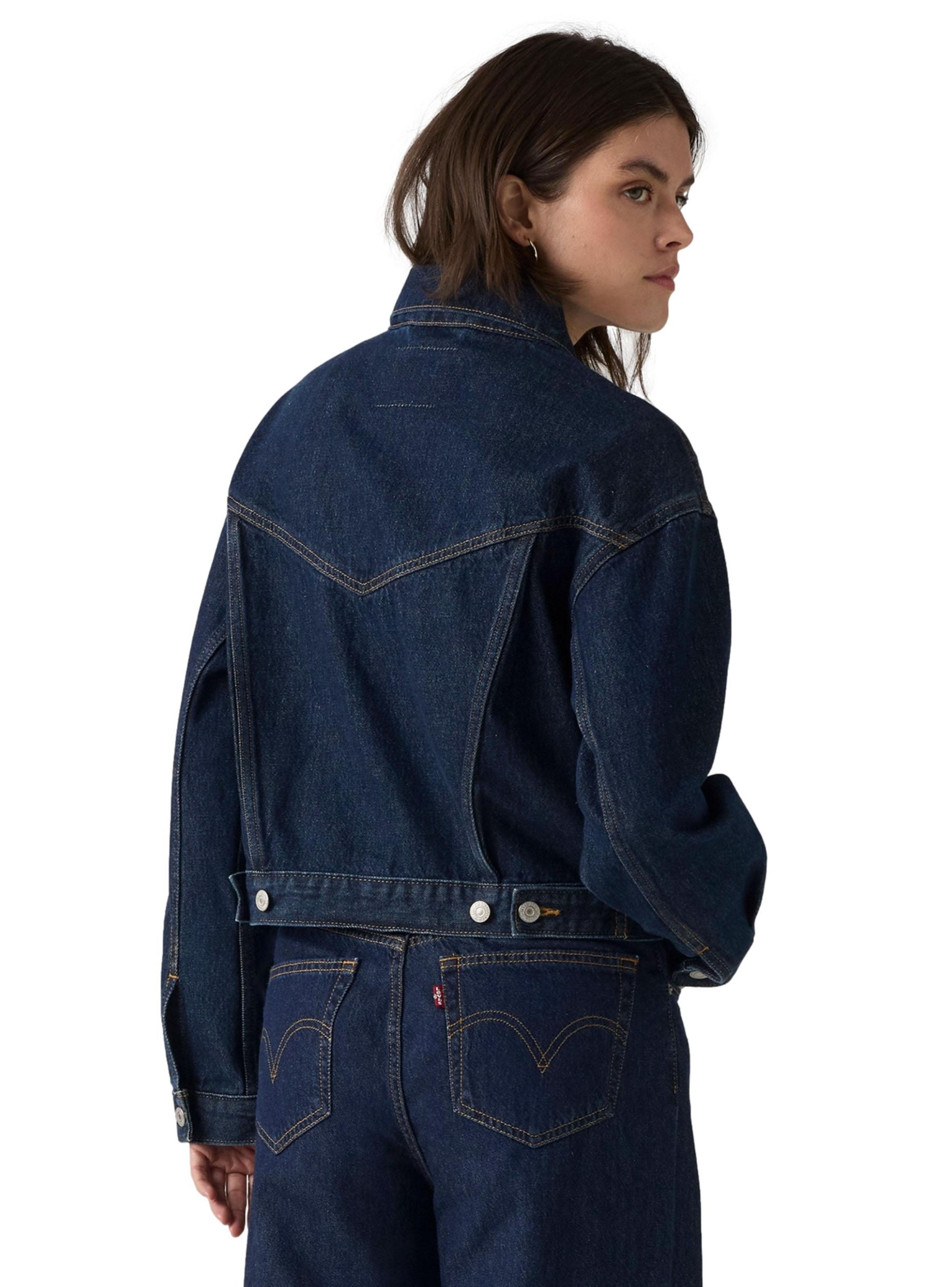 Chaqueta Trucker 90S Fit Botón-1