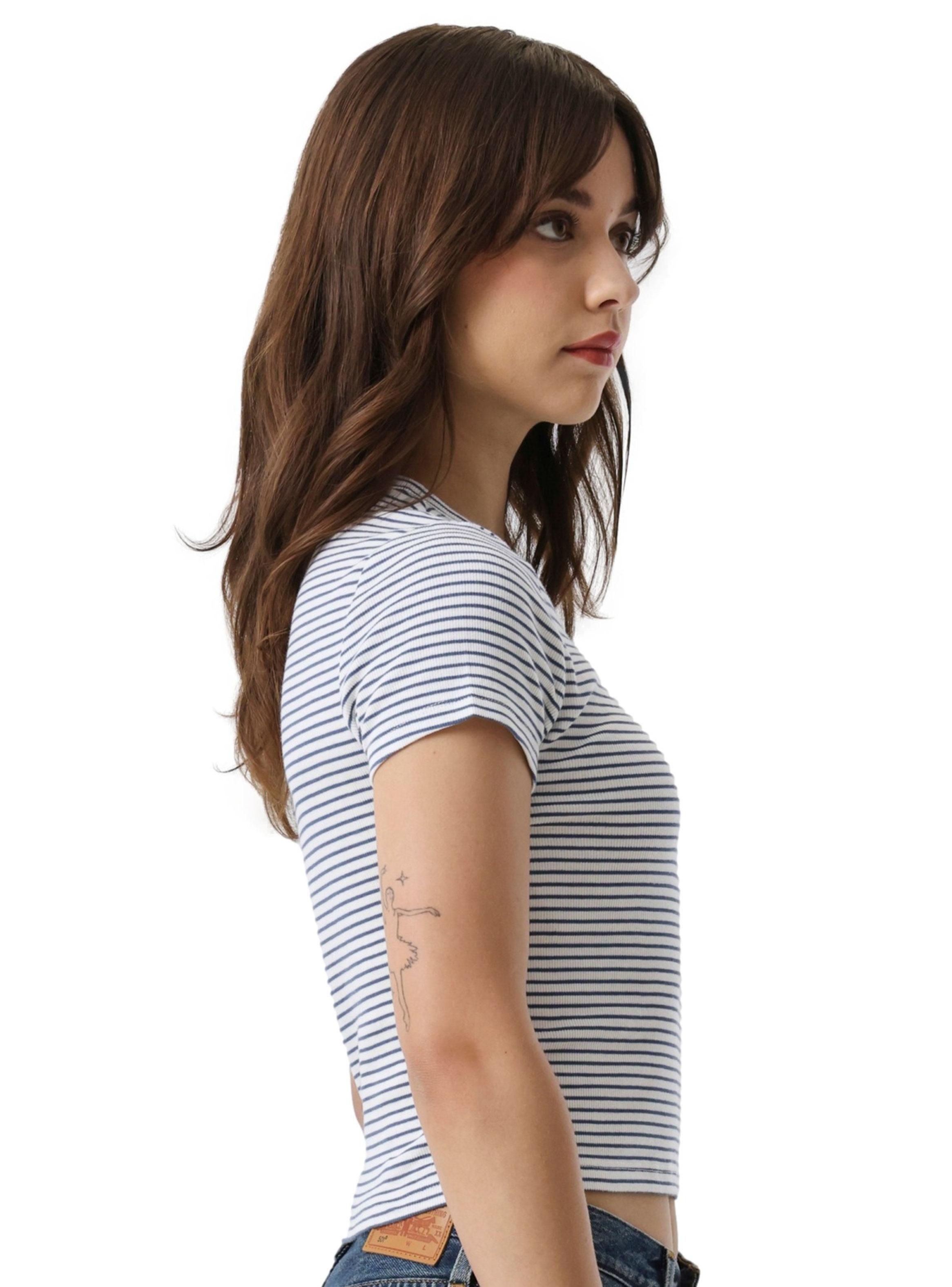 Polera Manga Corta Rayas Bloque-2