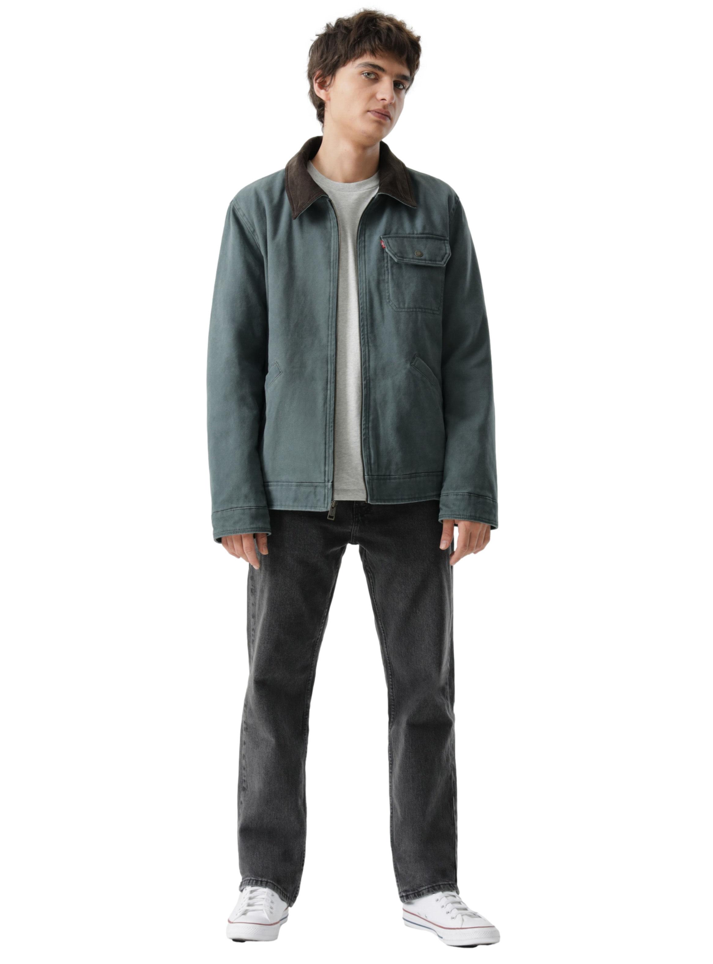 Chaqueta Detalle en Cuello Regular Fit-3