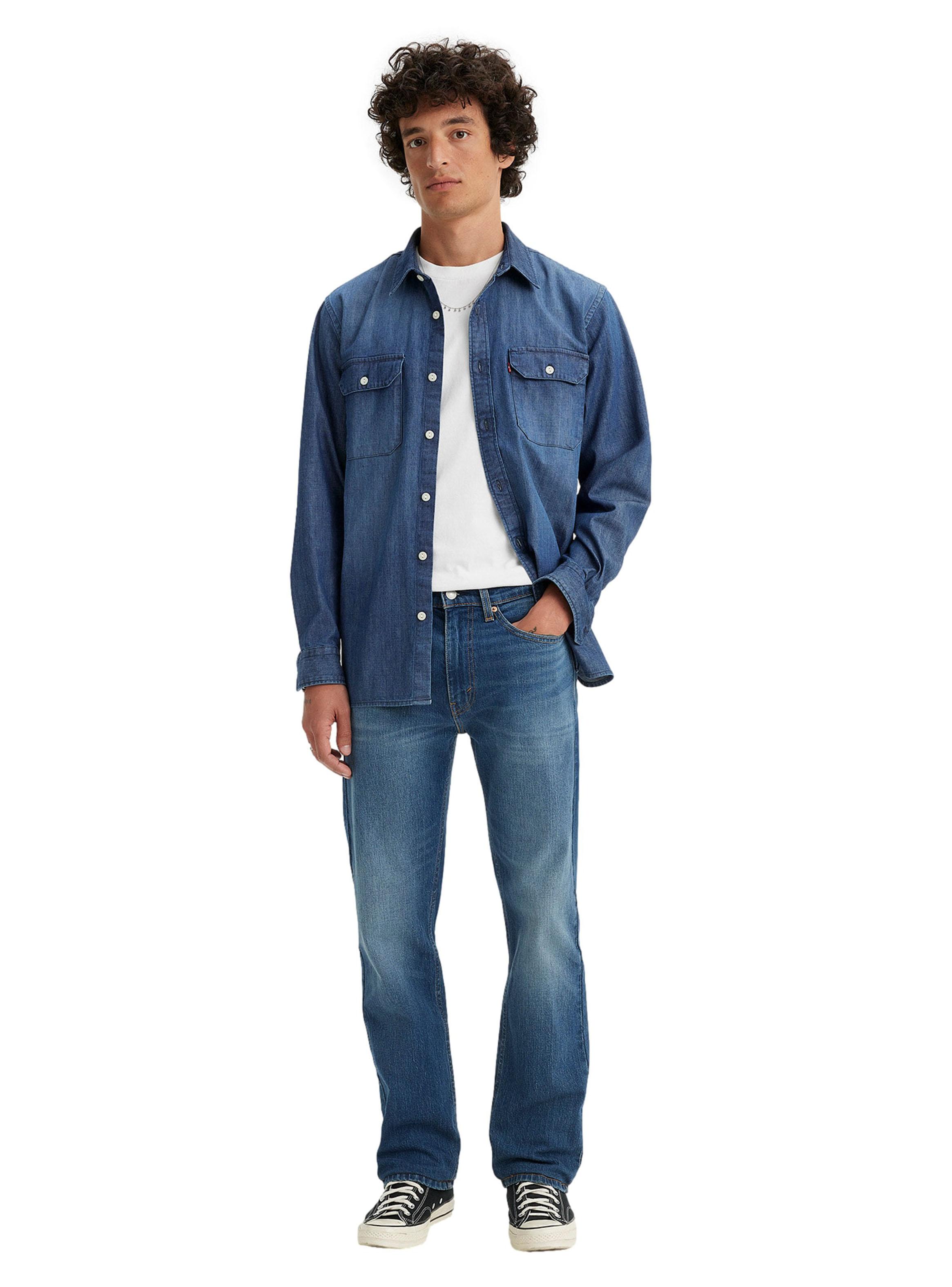 Jeans Modelo 505 Regular Fit Algodón-3