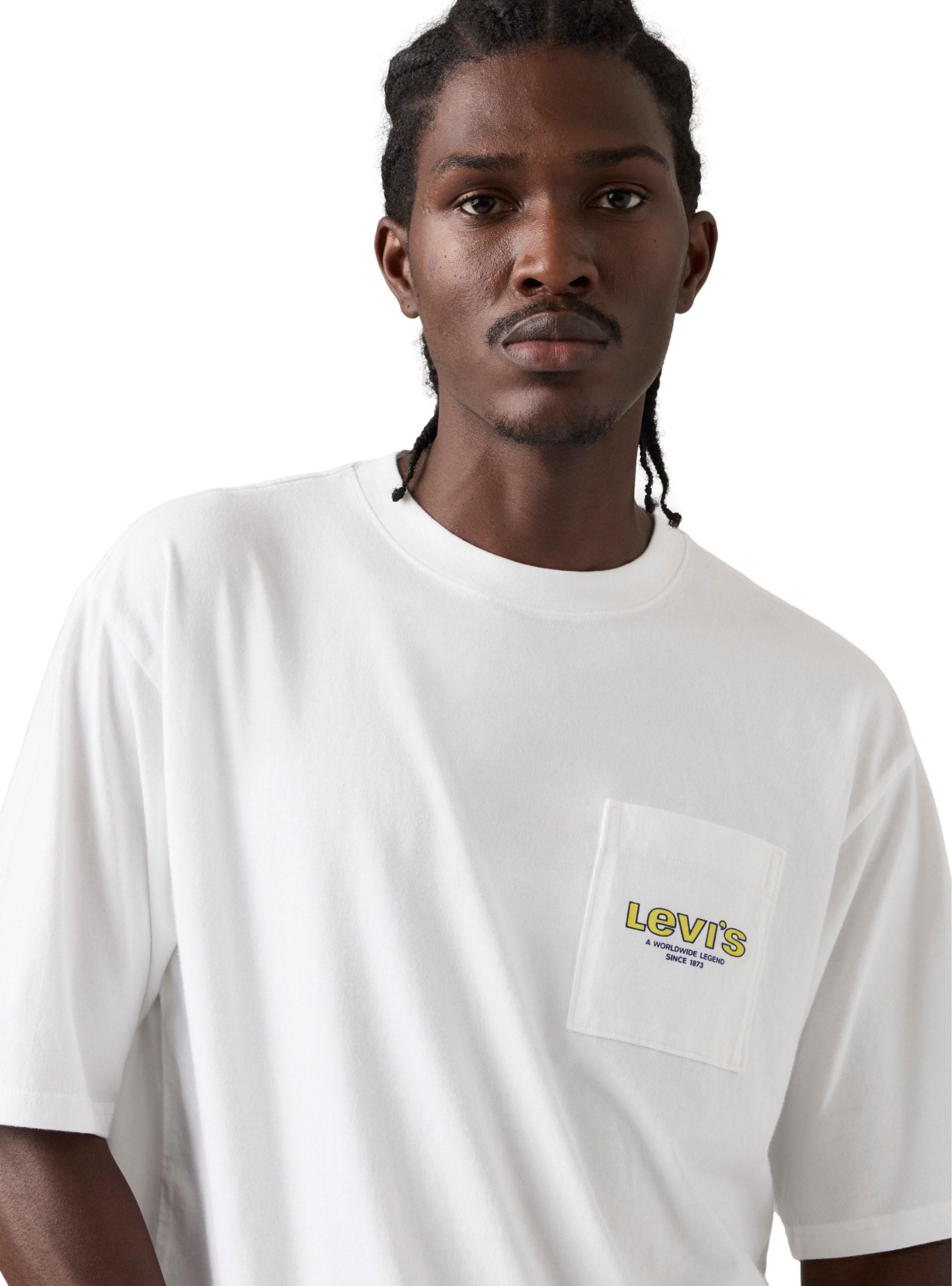 Polera Loose Fit Corta Print en Bolsillo-3