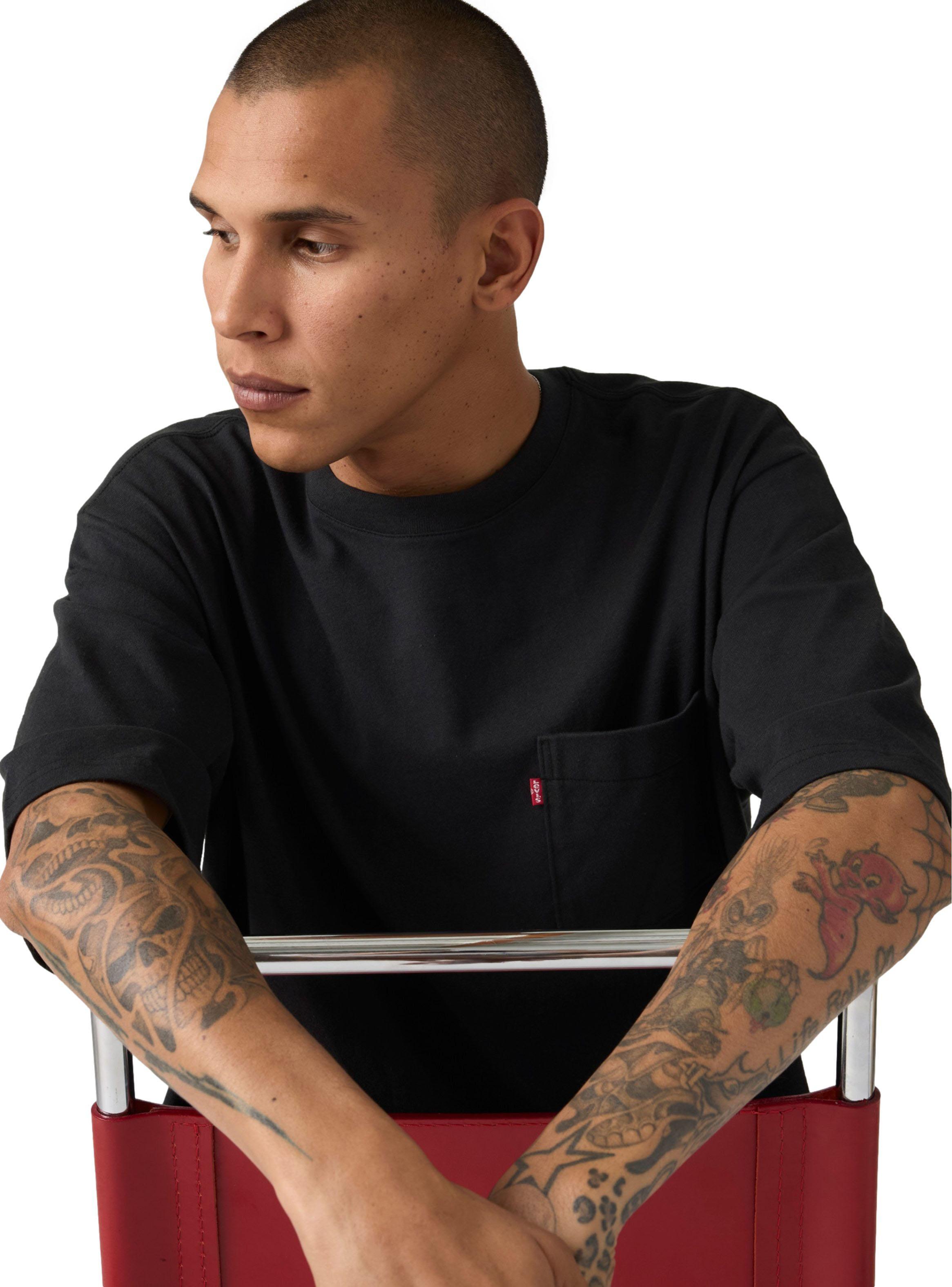 Polera Manga Corta con Bolsillo Algodón-3