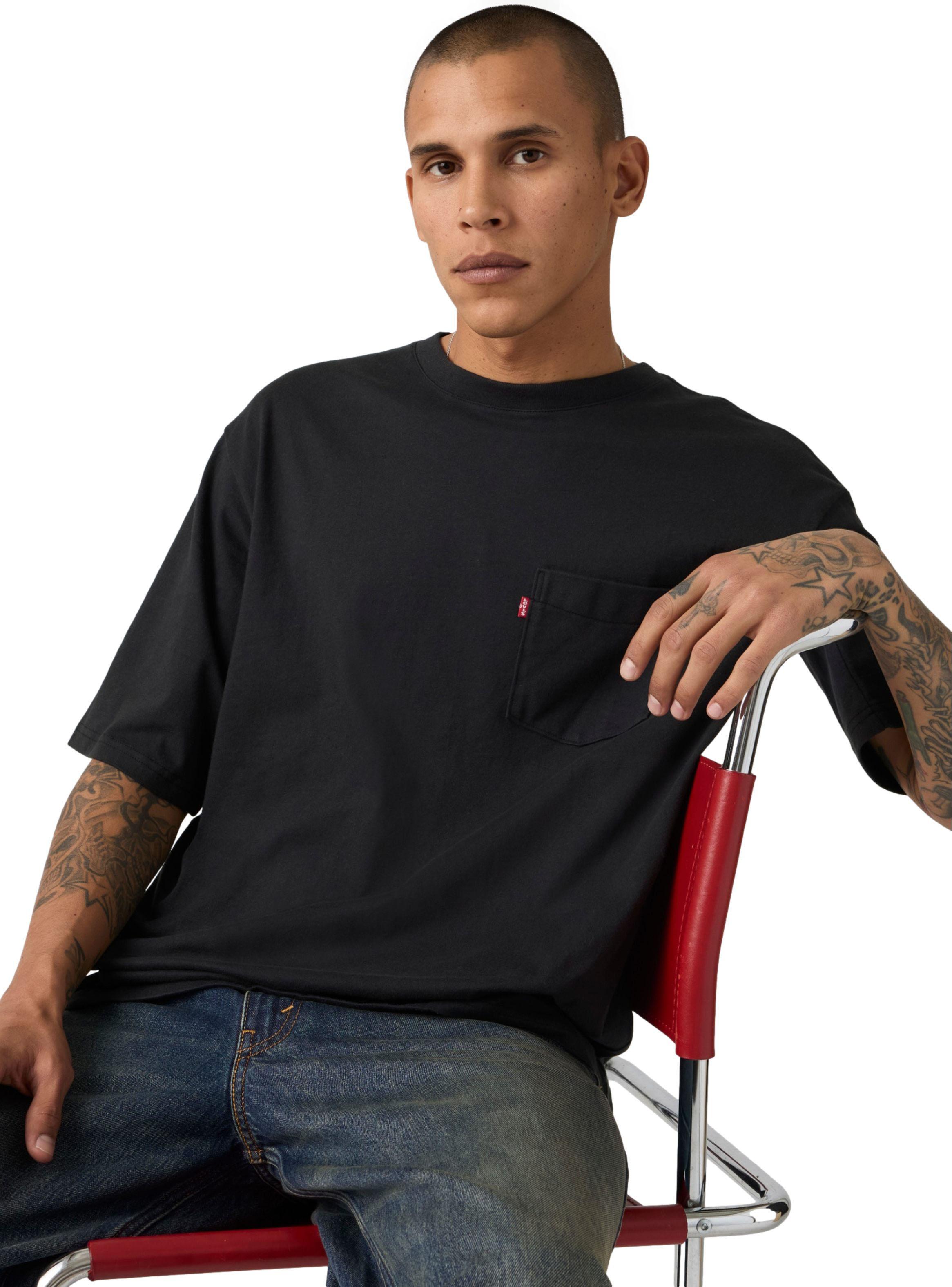 Polera Manga Corta con Bolsillo Algodón-2