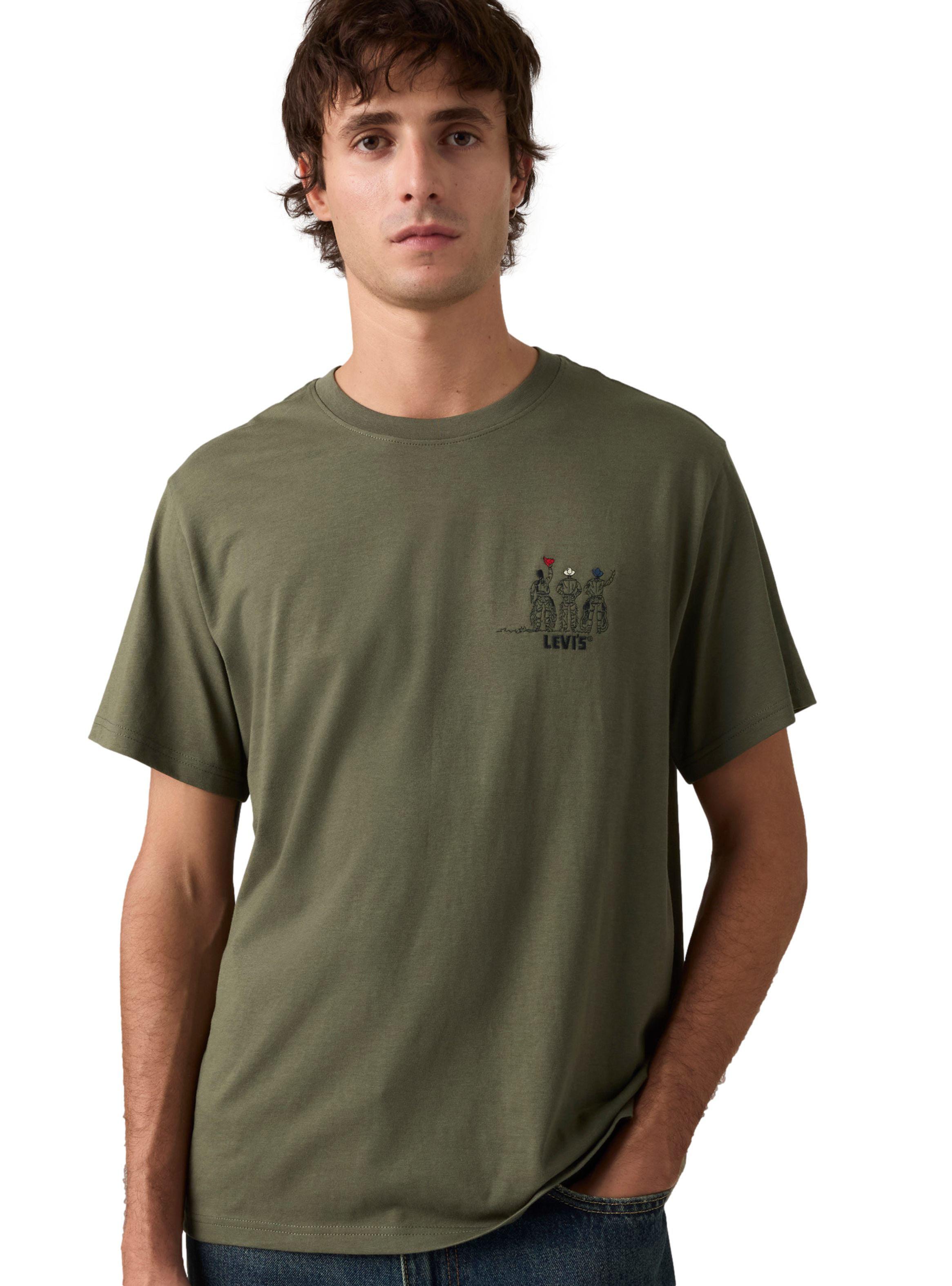 Polera Manga Corta Vaqueros Bordados-2