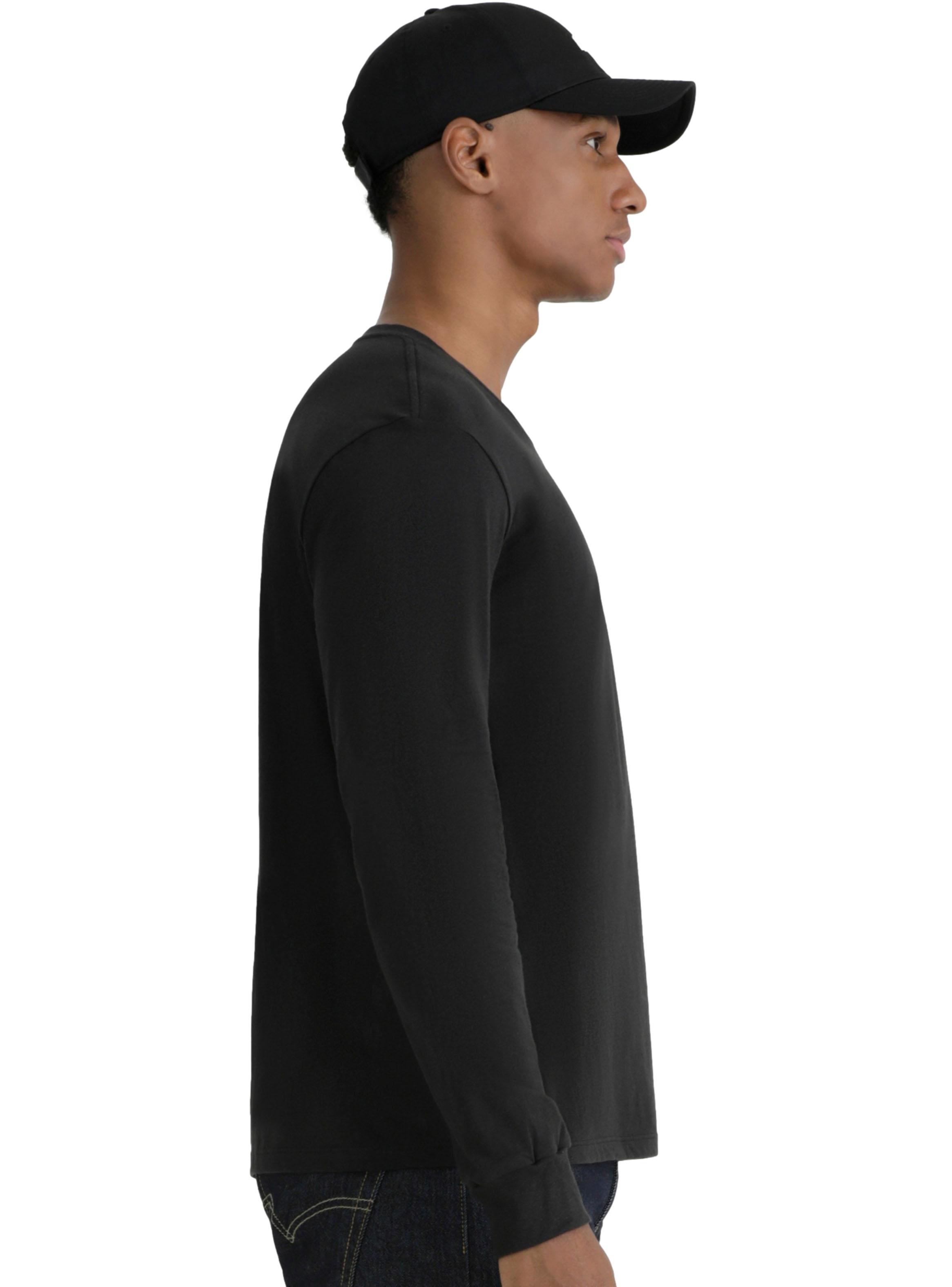 Polera Manga Larga Lisa Casual-2