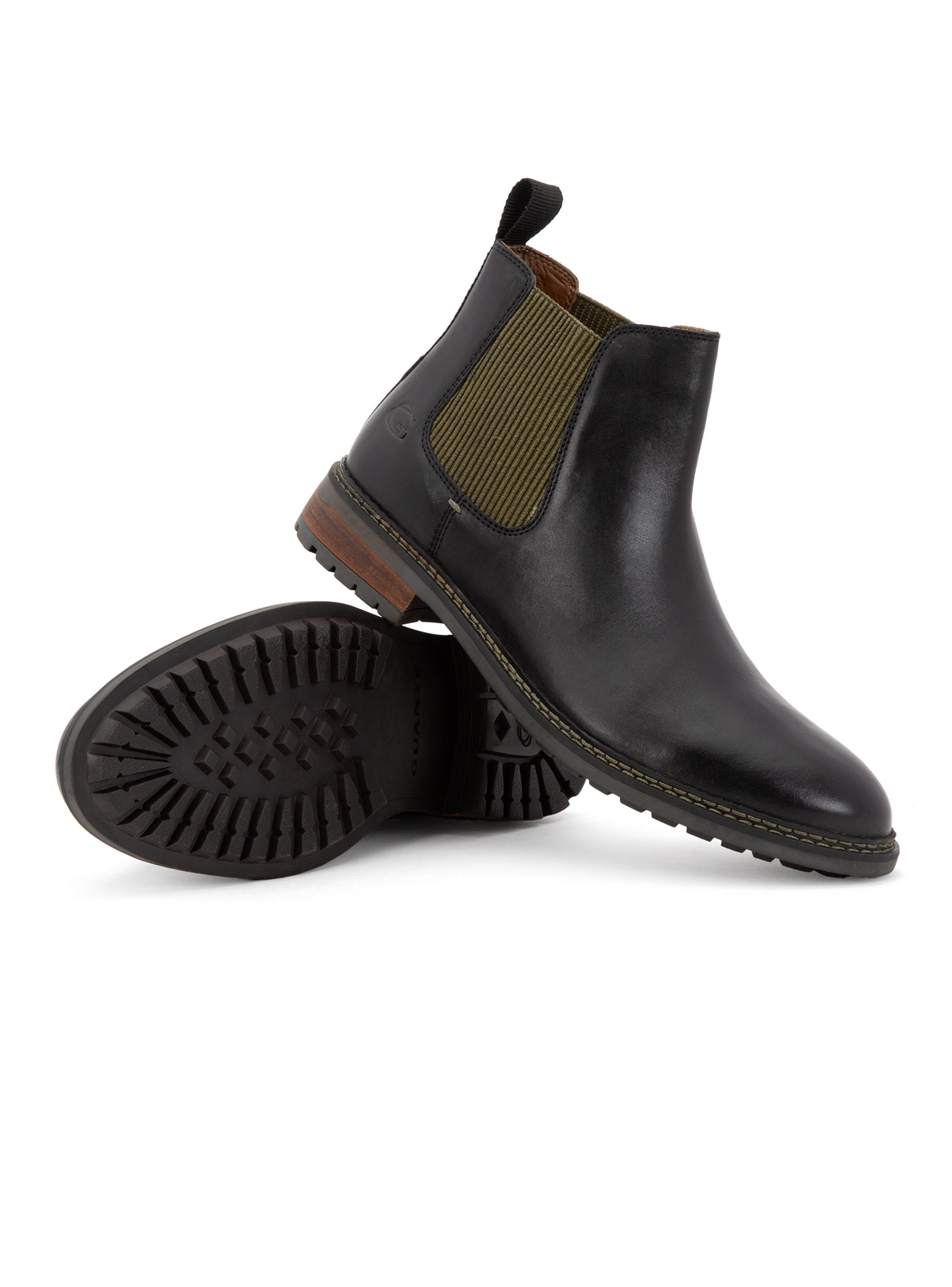 Botín Toulose 35604 Cuero Negro Hombre-3