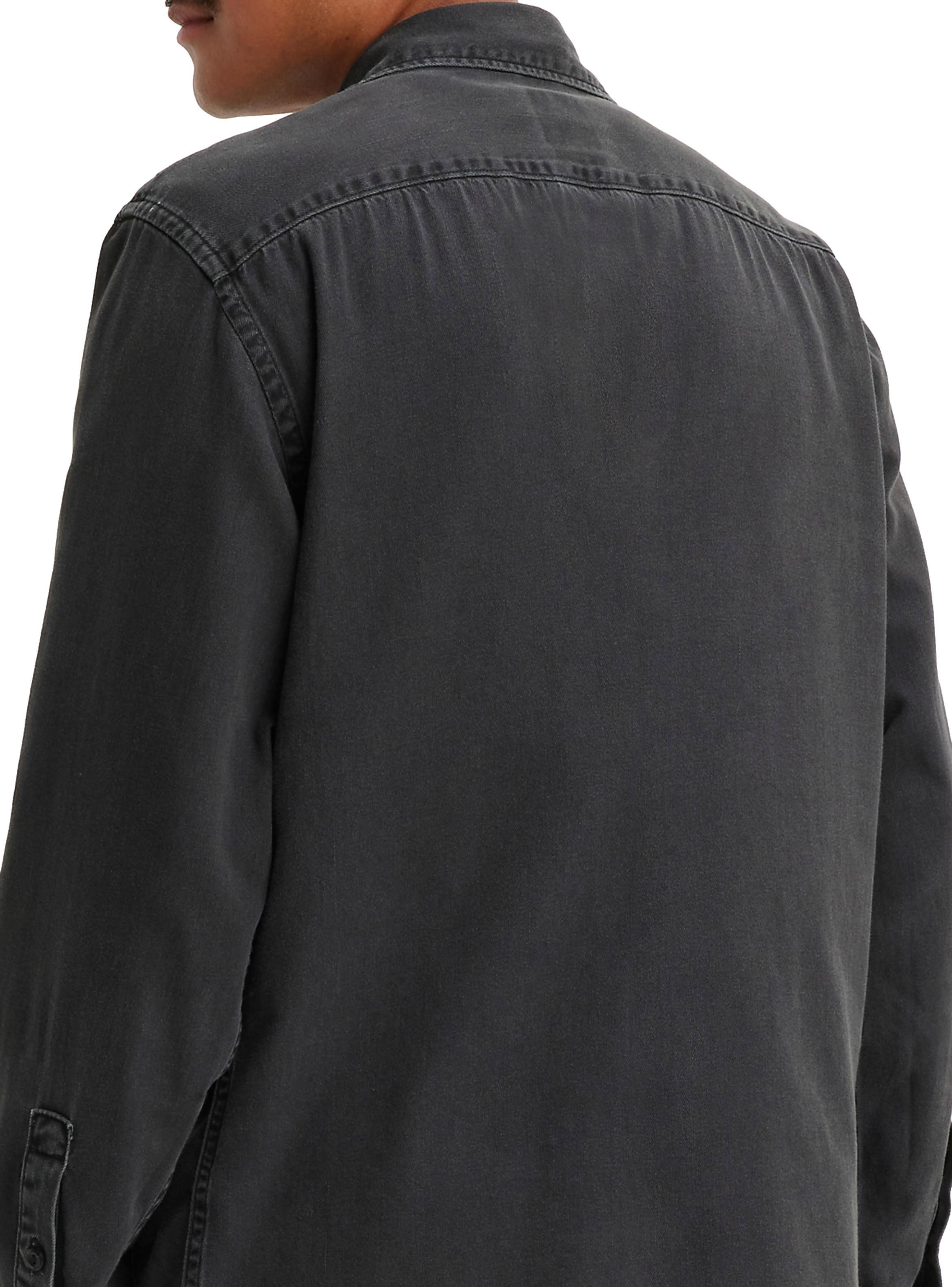 Camisa Denim Casual Cuello V-3