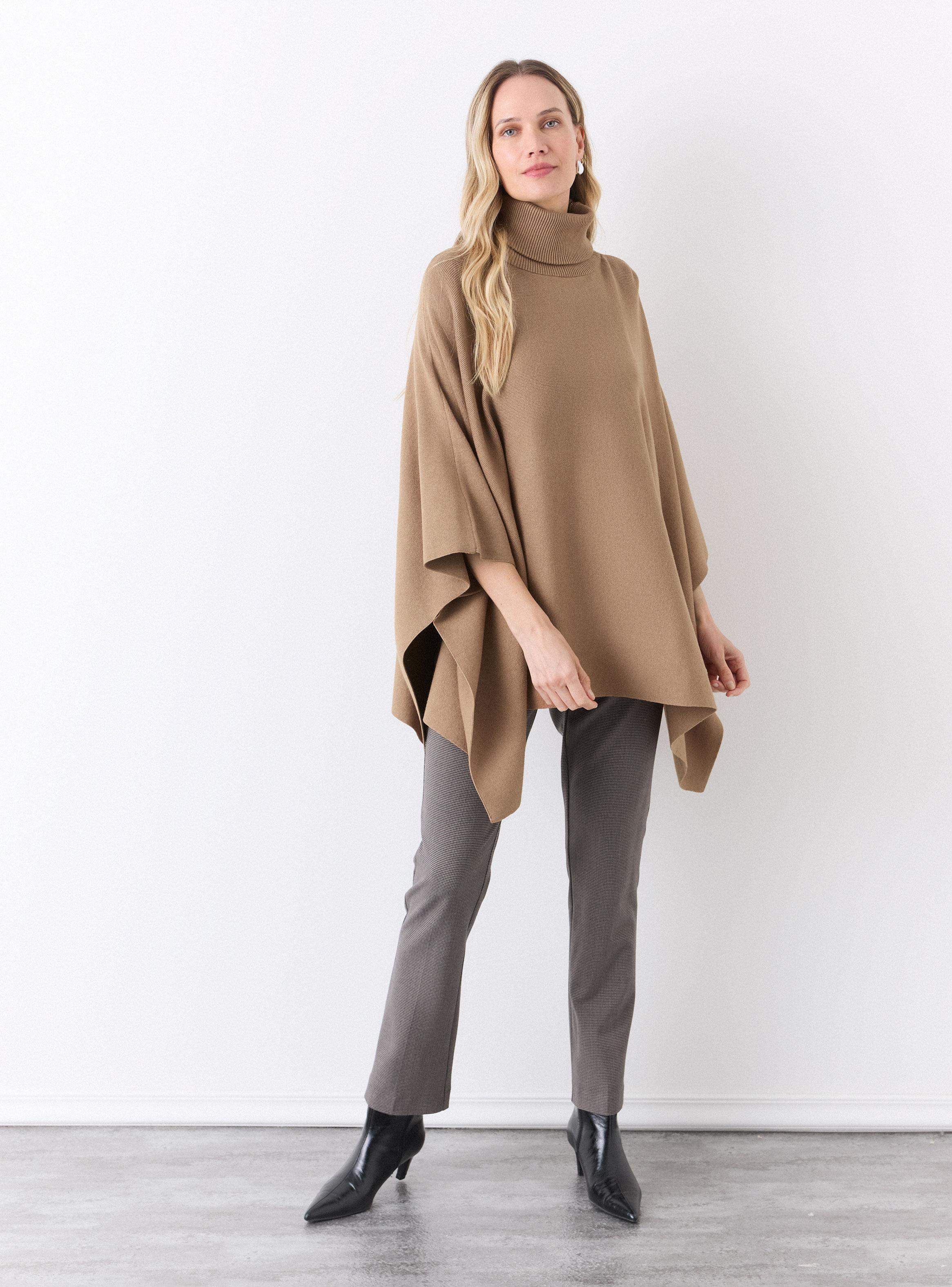 Chaleco Poncho con Cierre en Cuello-4