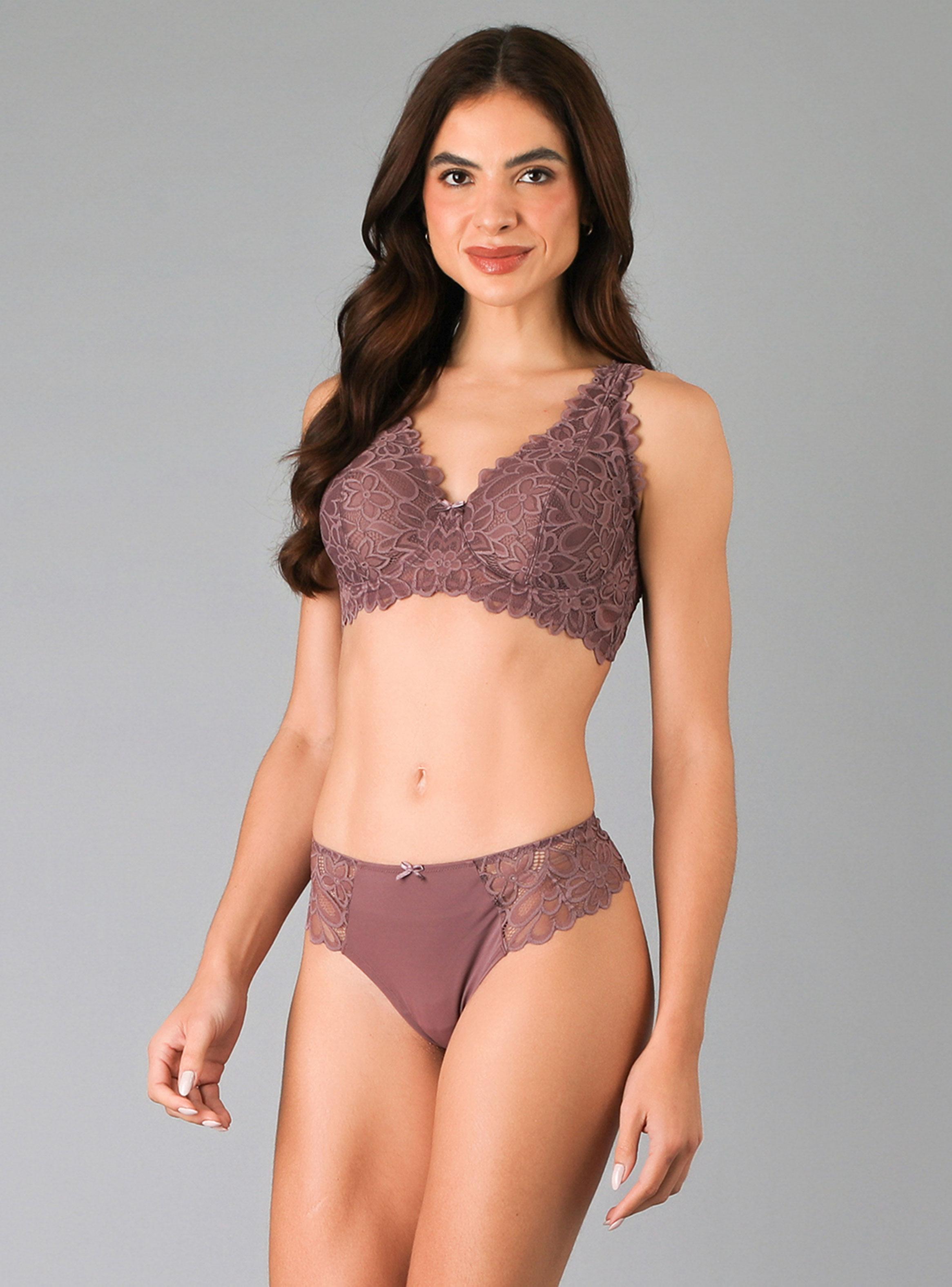 Sostén Bralette Encaje Flor-3