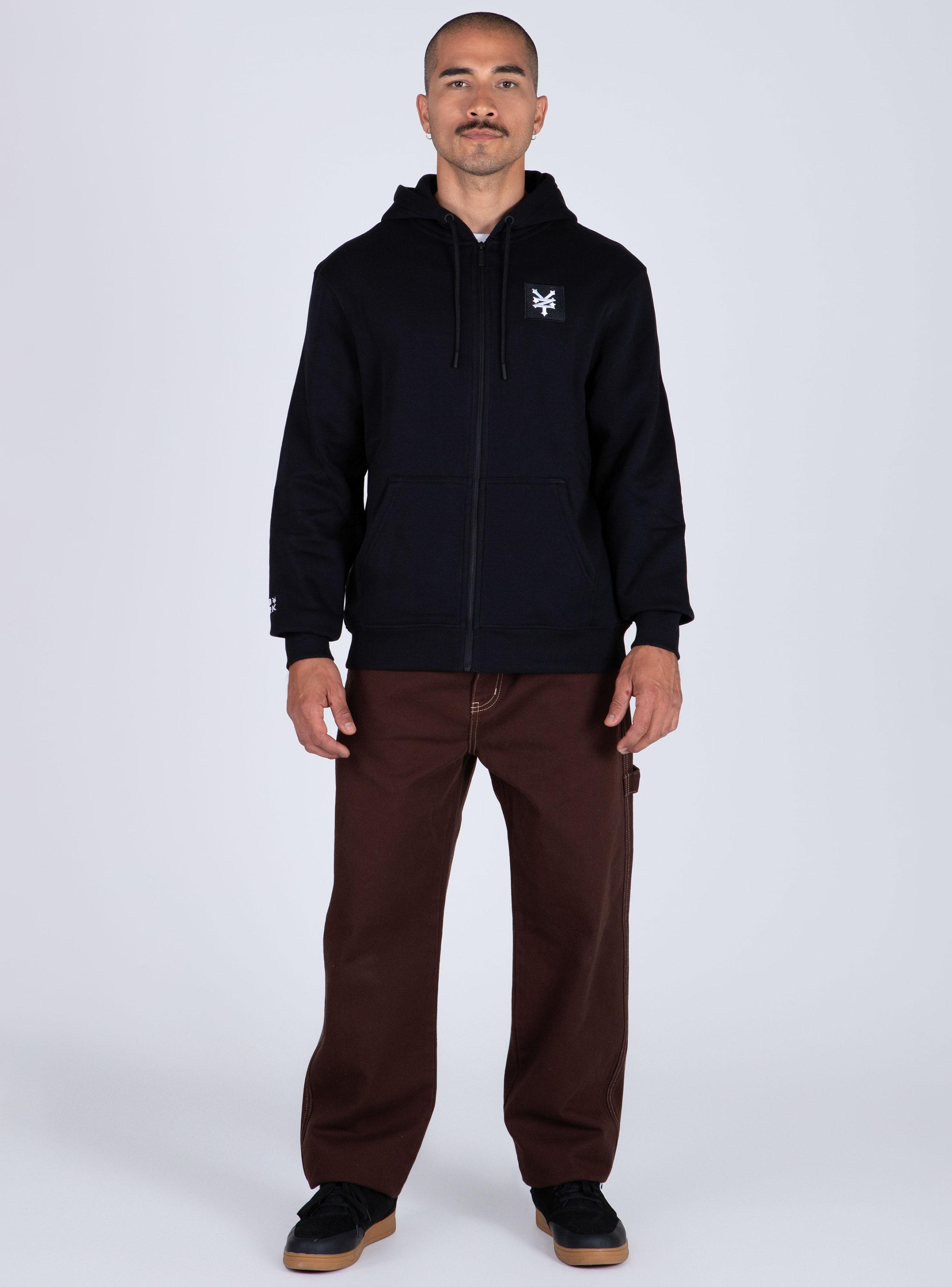 Polerón Zip Original Texture Logo Parche-3