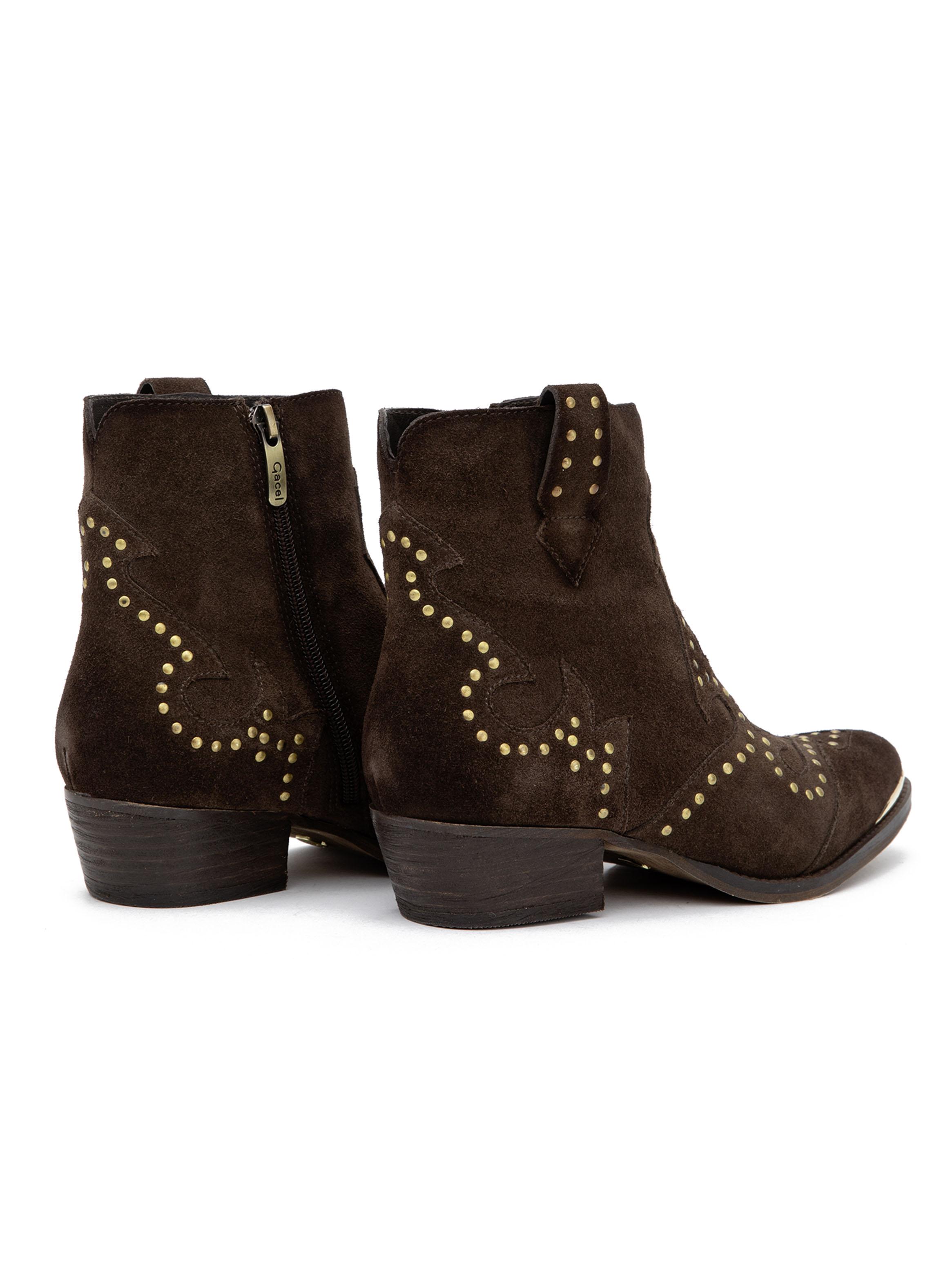 Botín Mujer Ashley 660098 Cuero-3