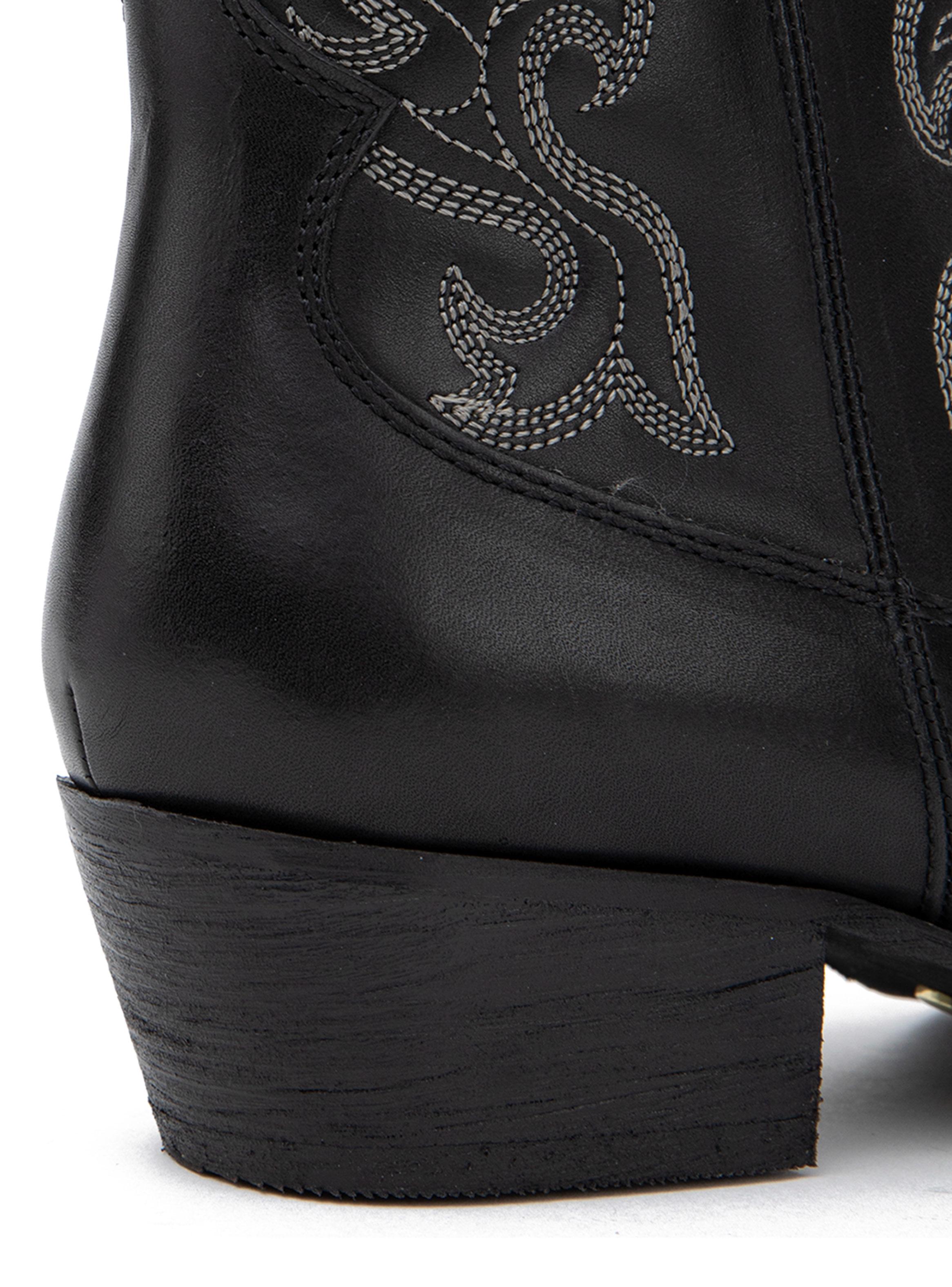 Botín Ashley 660702 Cuero  Mujer-4