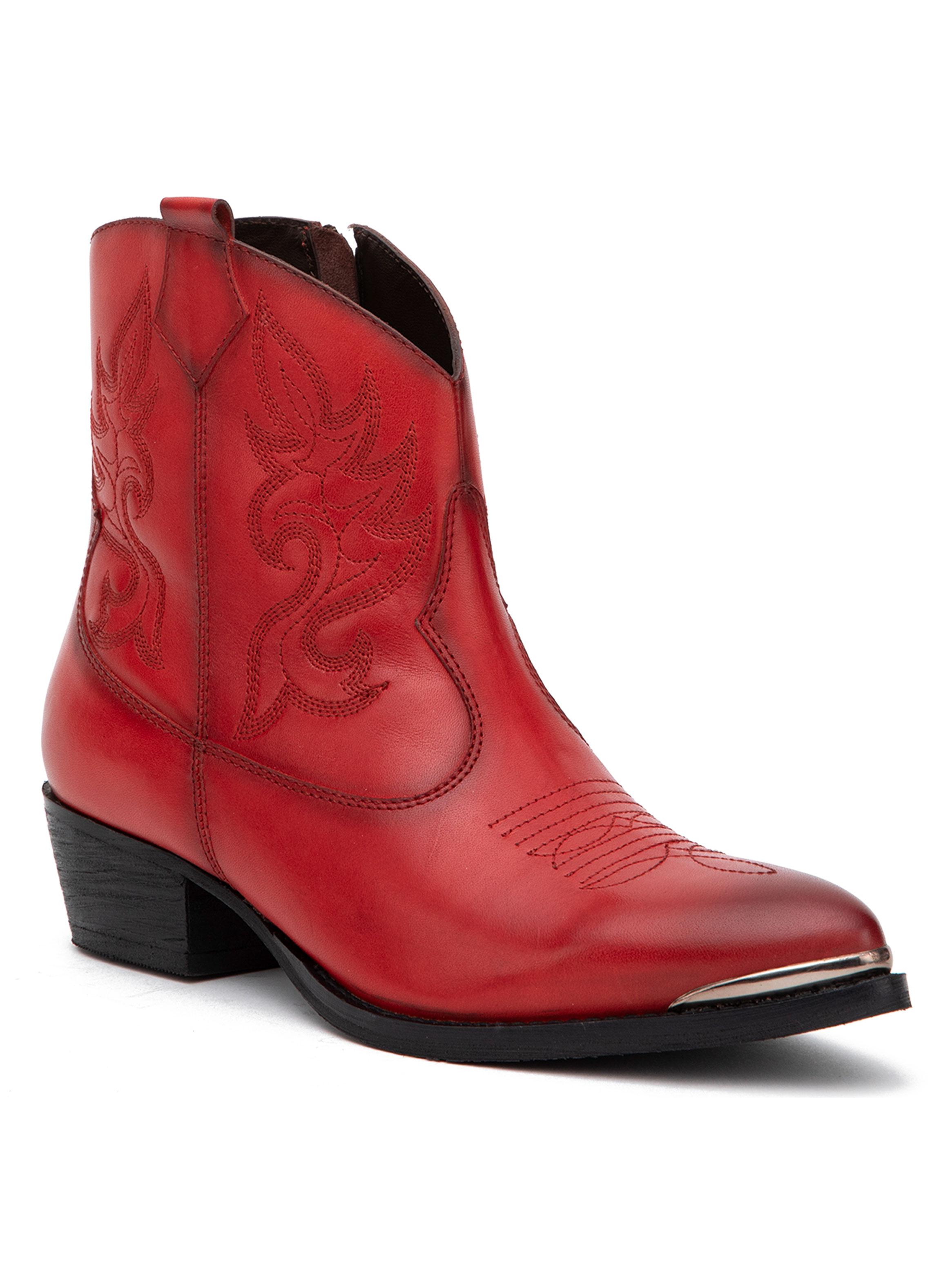 Botín Mujer Ashley 660703 Cuero-2