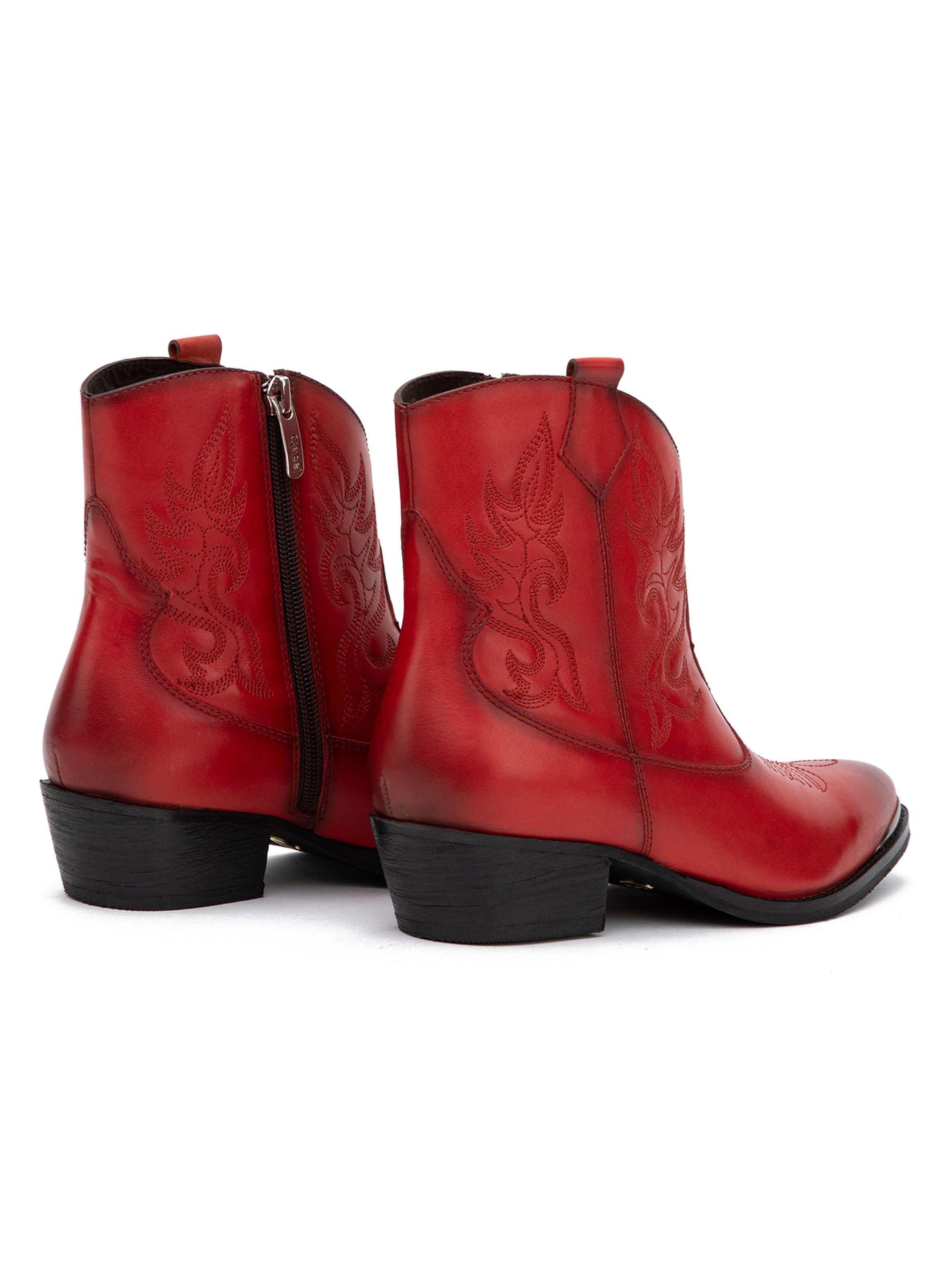 Botín Mujer Ashley 660703 Cuero-3