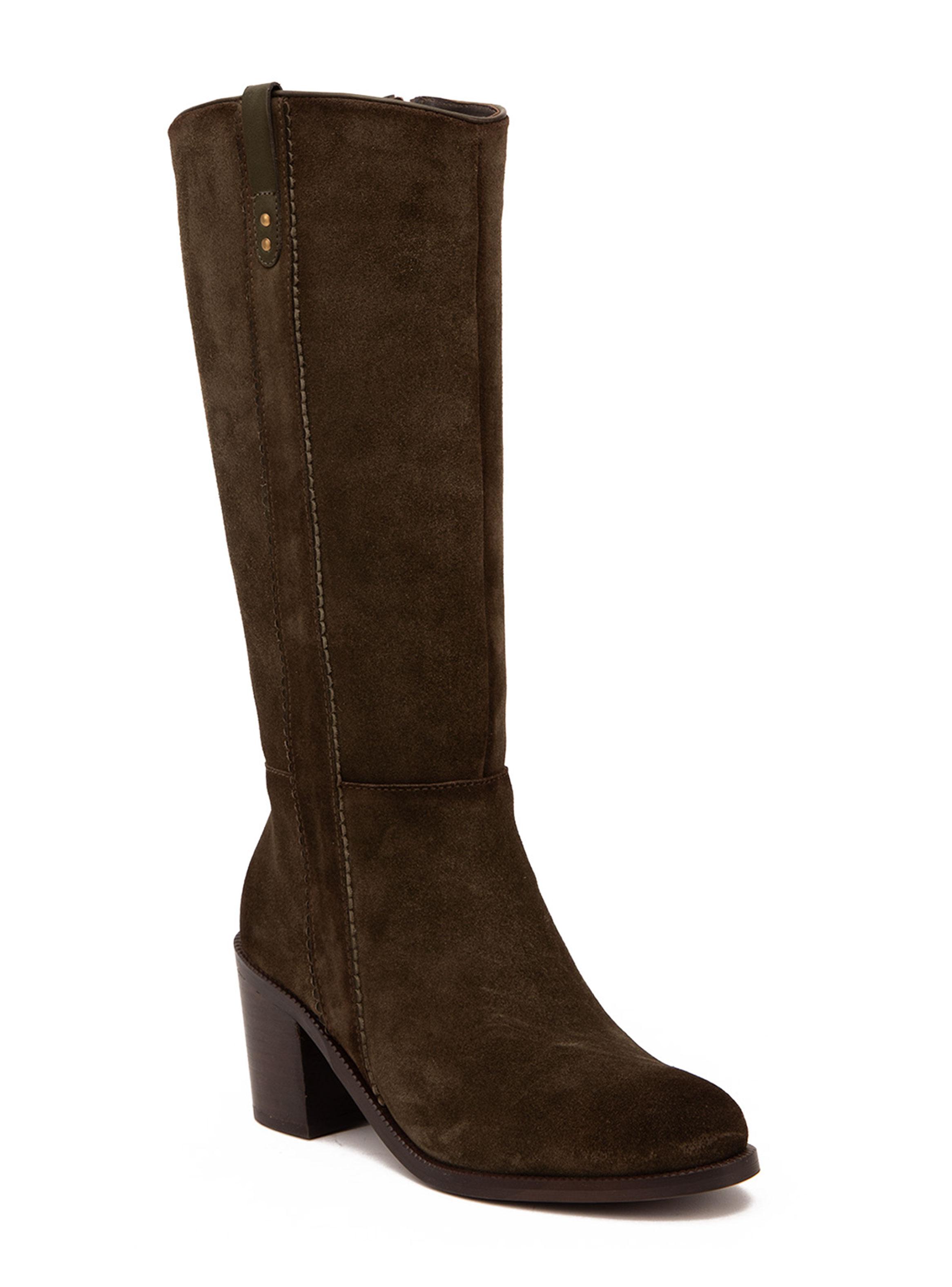 Bota Cuero Chiara 660743 Olivo Mujer-2
