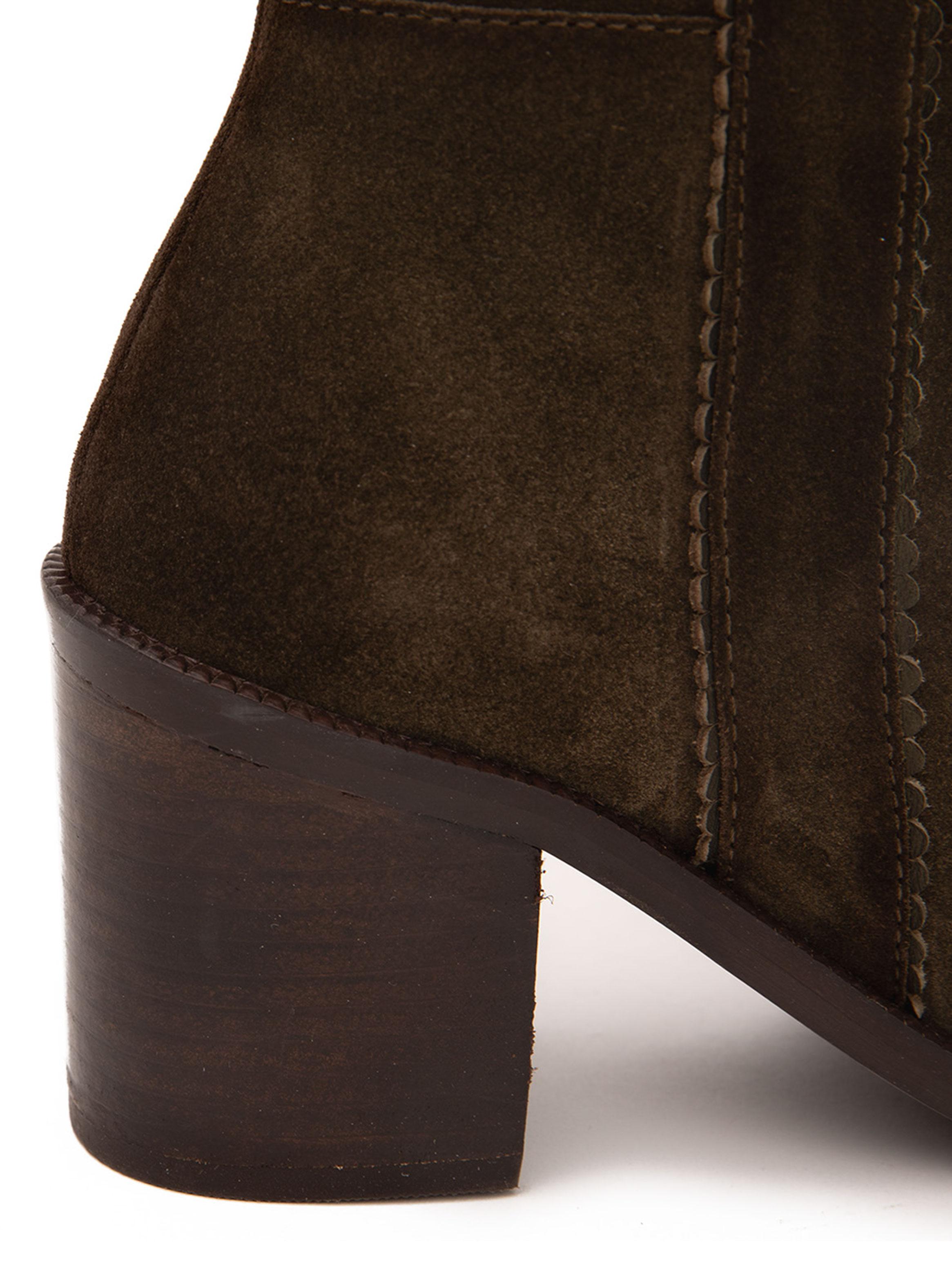 Bota Cuero Chiara 660743 Olivo Mujer-4