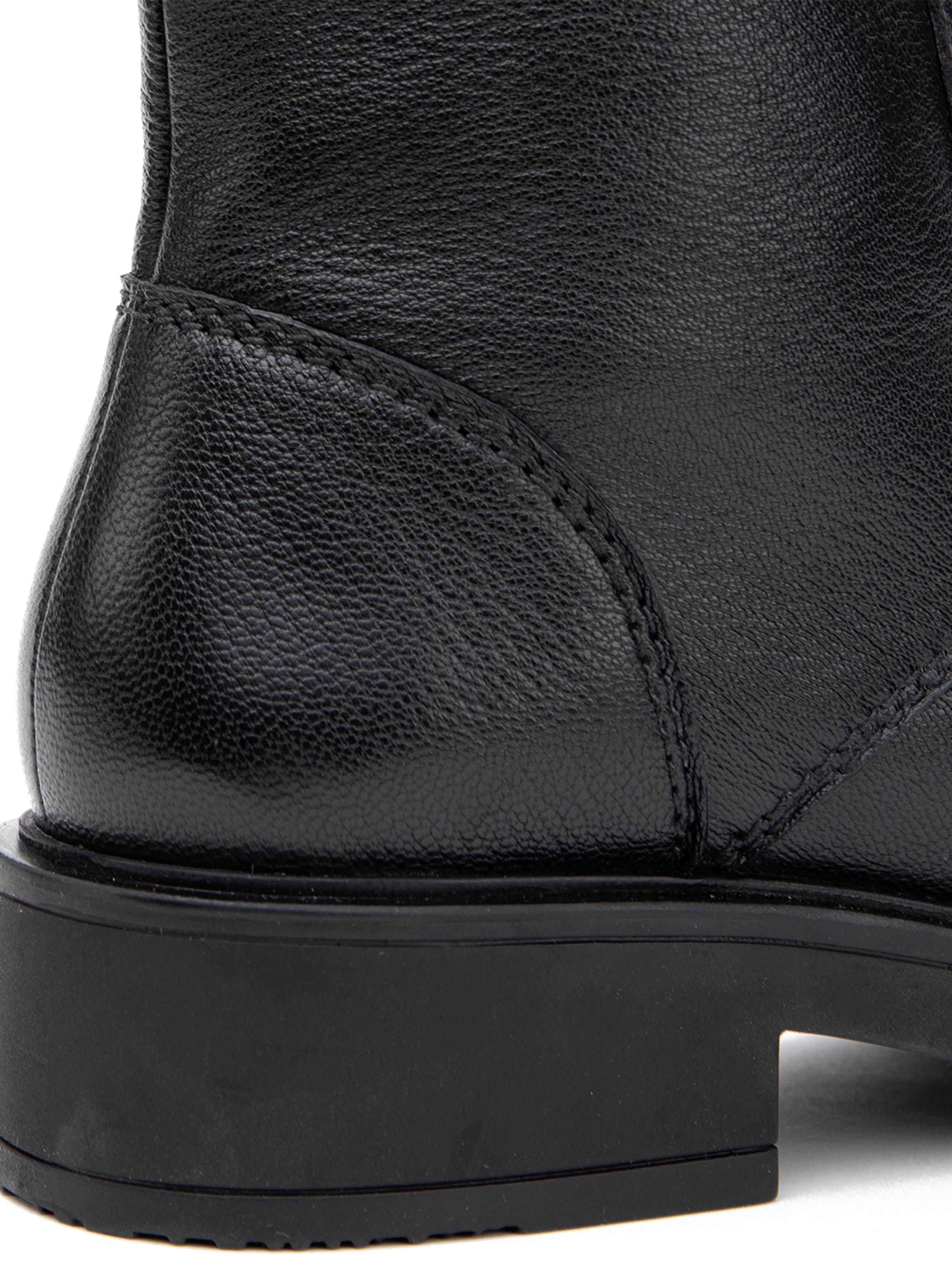 Botín Black Cuero Dahlia 660760 Mujer-4