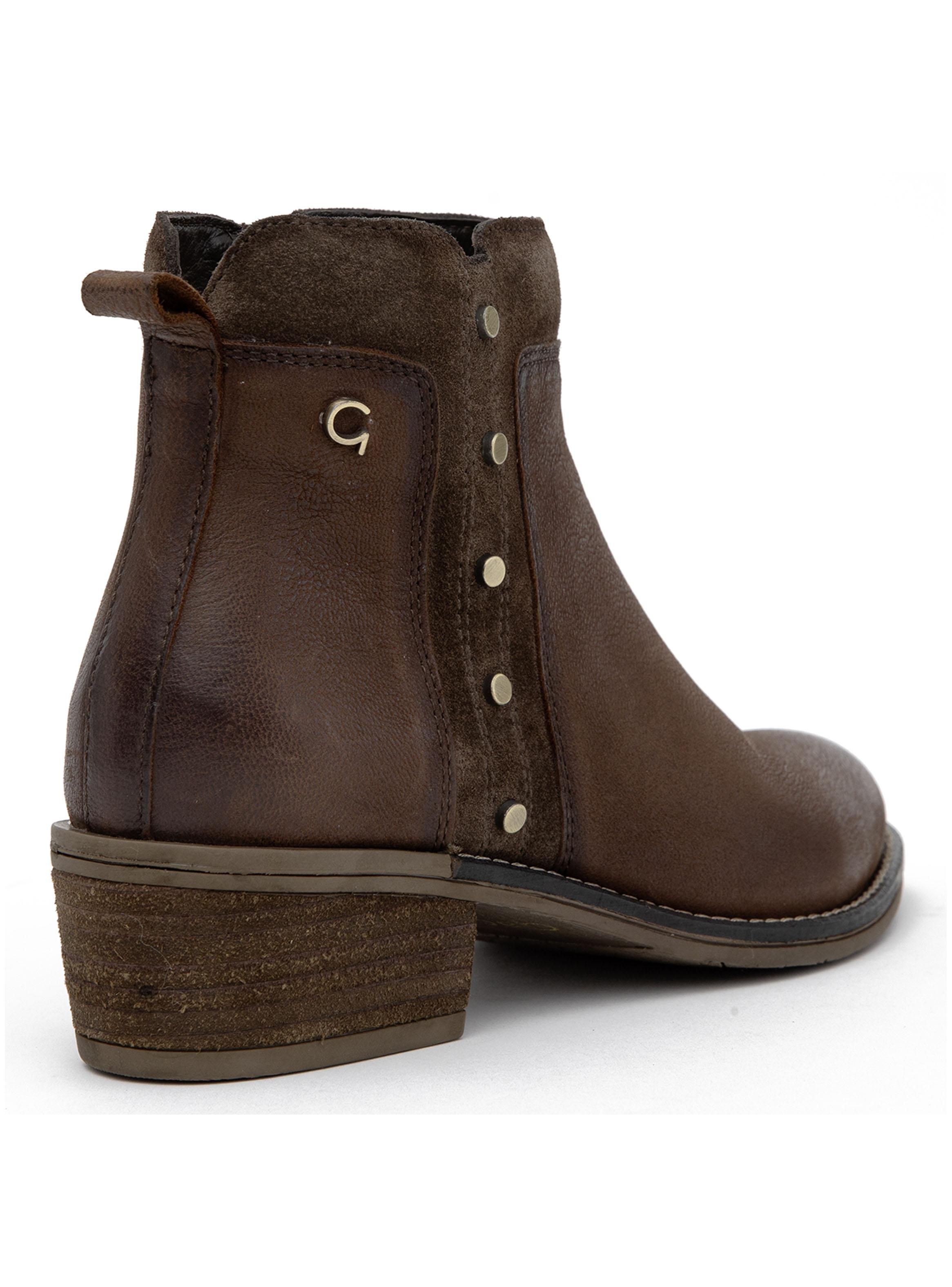 Botín Gina660800 Cuero  Mujer-3