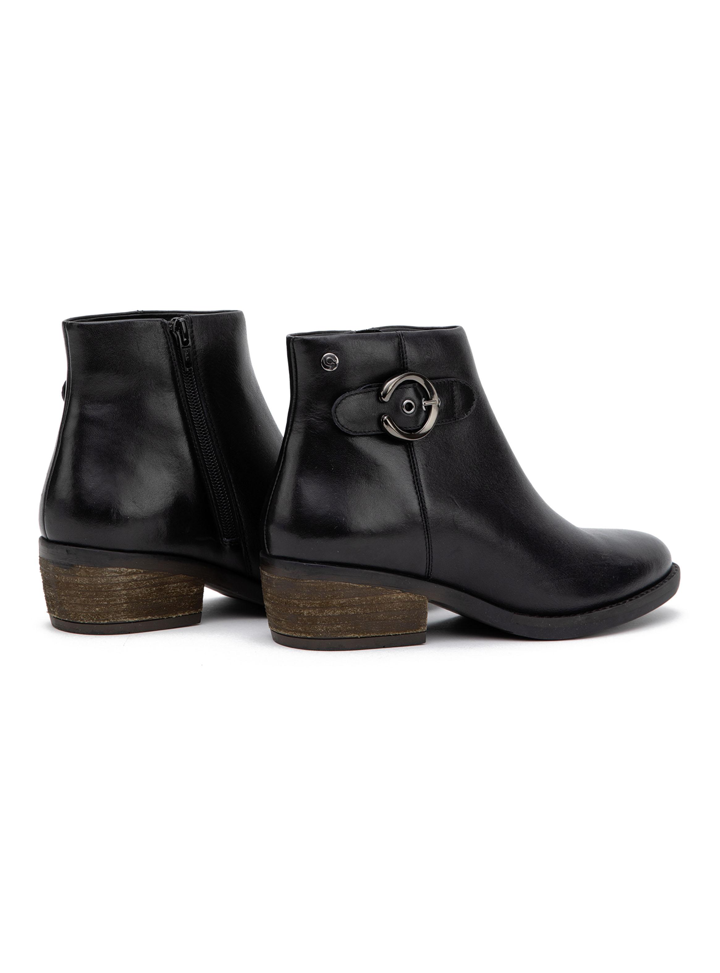 Botín Black Ginita 660810 Cuero Mujer-3