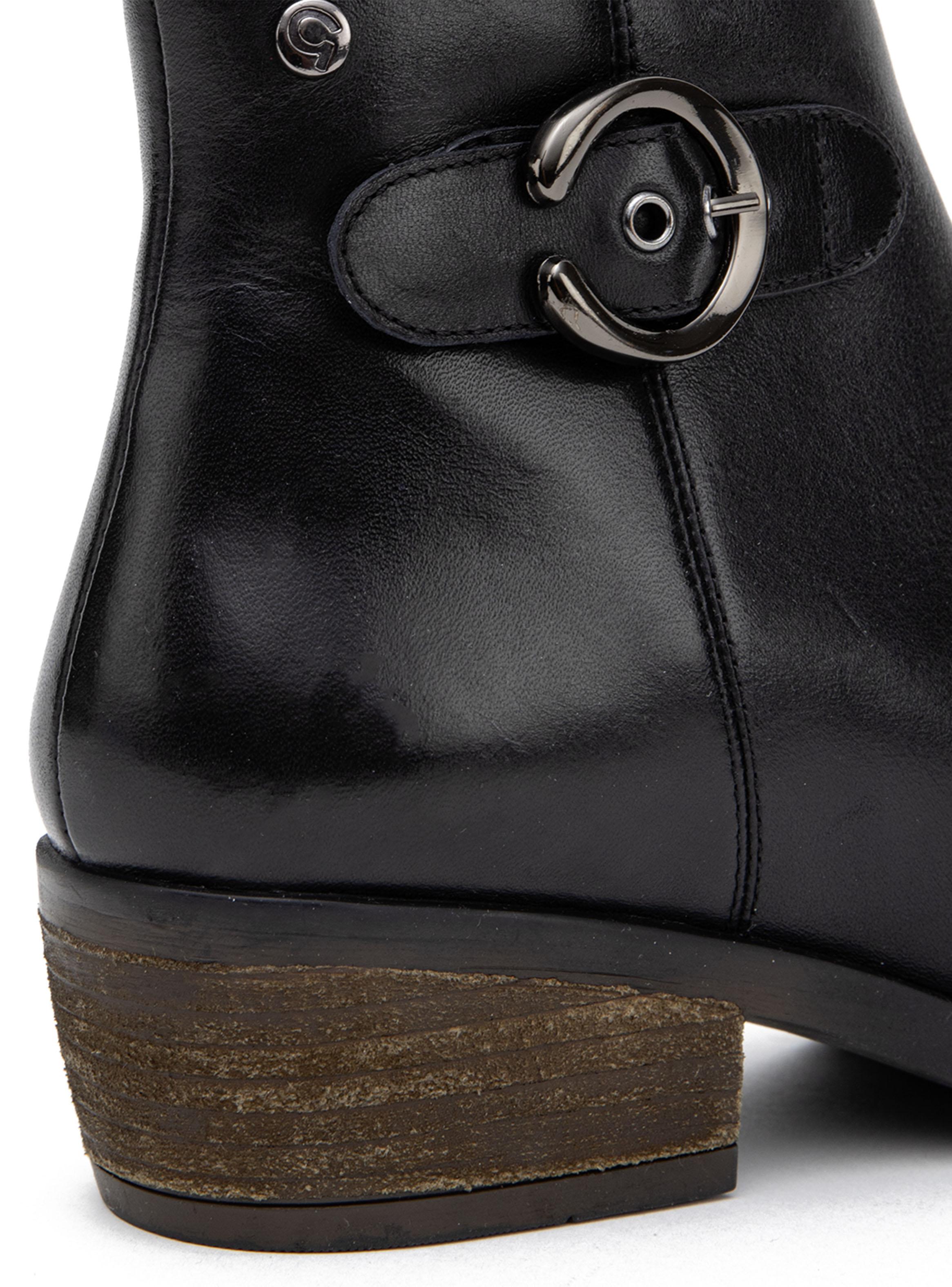 Botín Black Ginita 660810 Cuero Mujer-4
