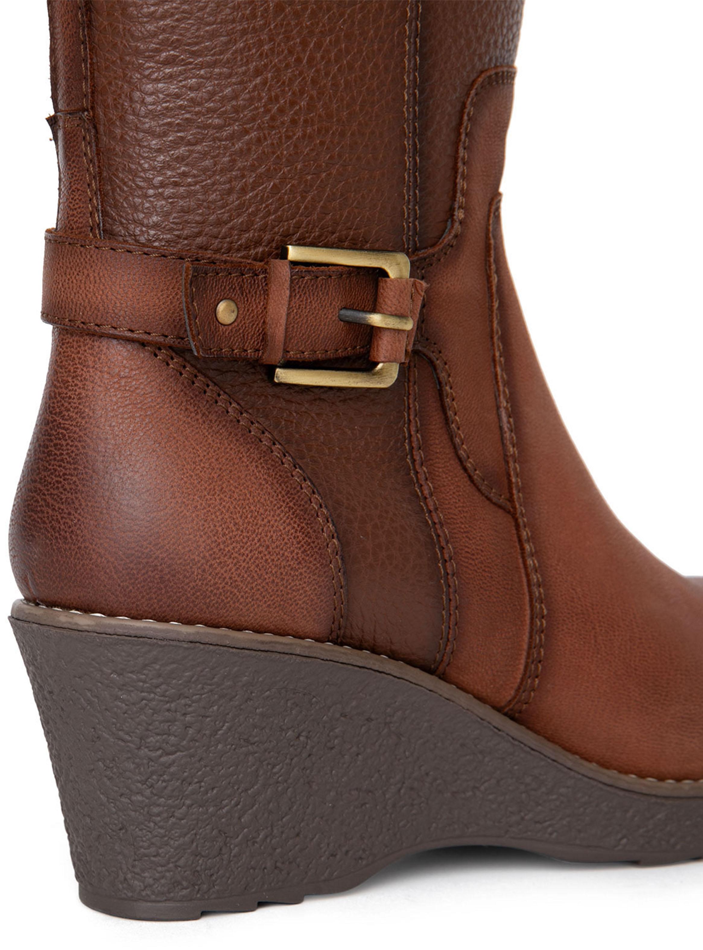 Bota Leda 661070 Cuero Mujer-4