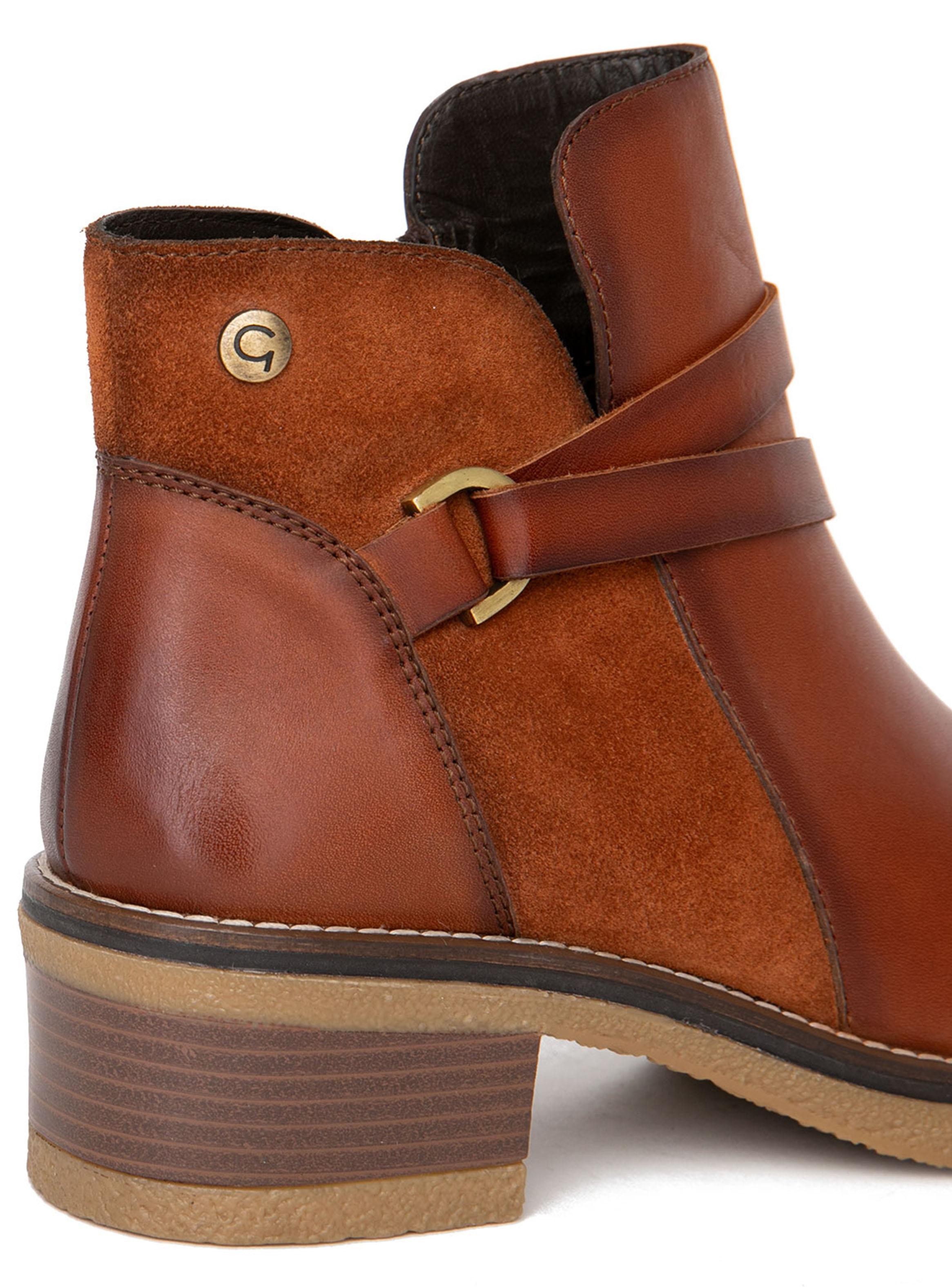 Botín Cuero  Mika 660915 Mujer-4