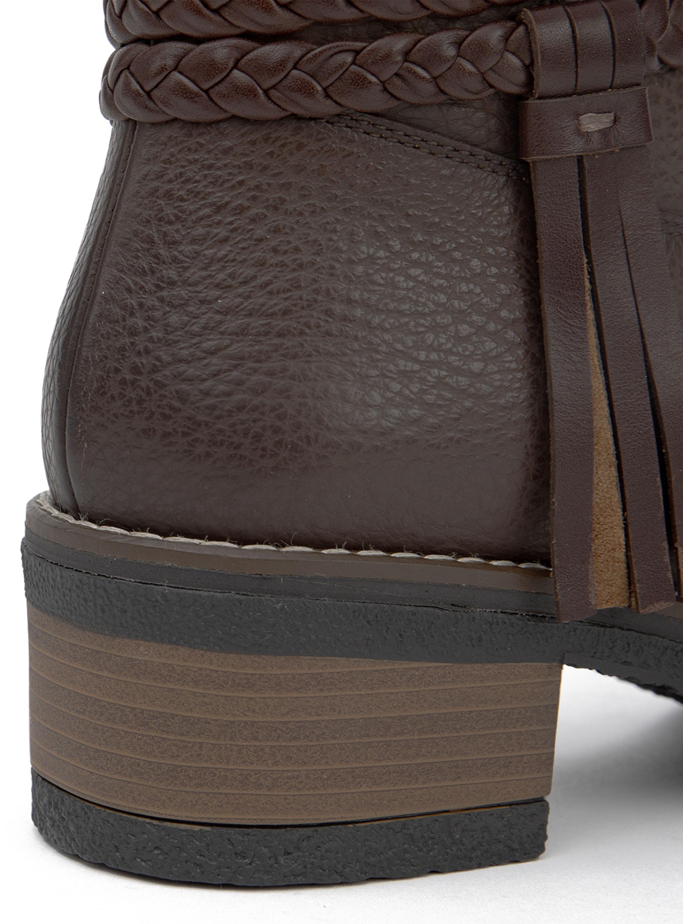 Botín Mika 660913 Cuero Mujer-4