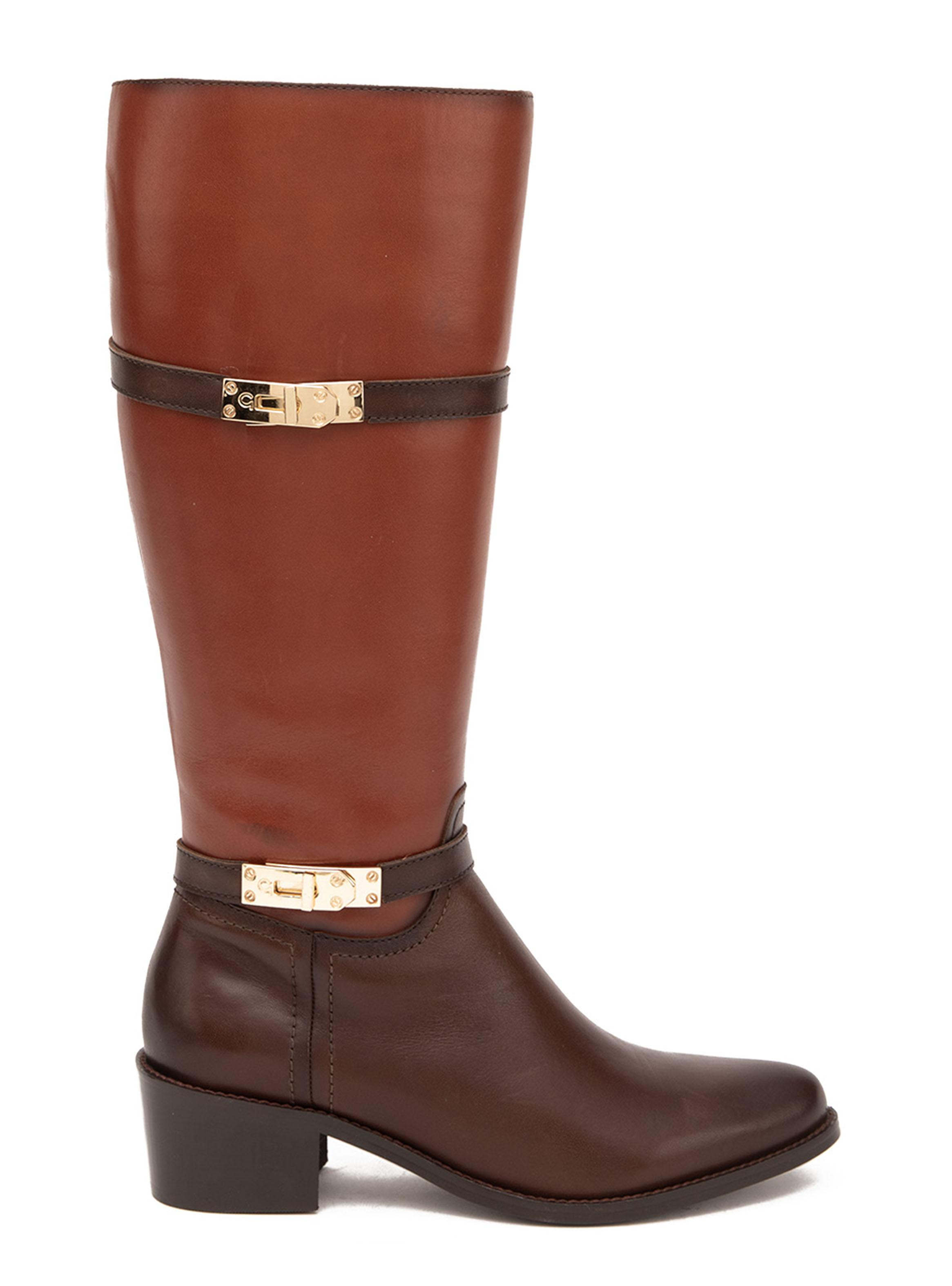 Bota Cuero Montana 660926  Mujer-1