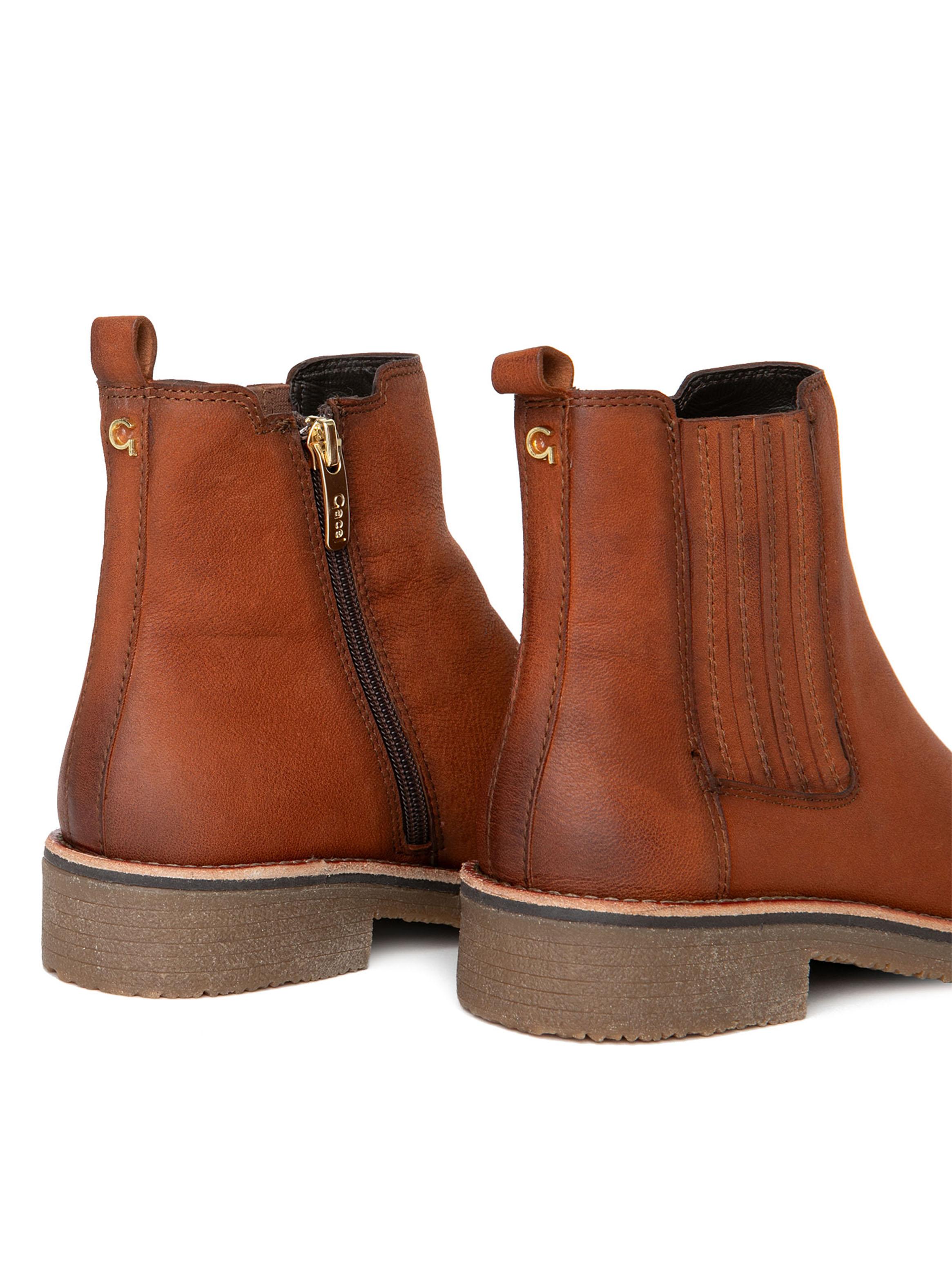 Botín Nora660947 Cuero Mujer-3