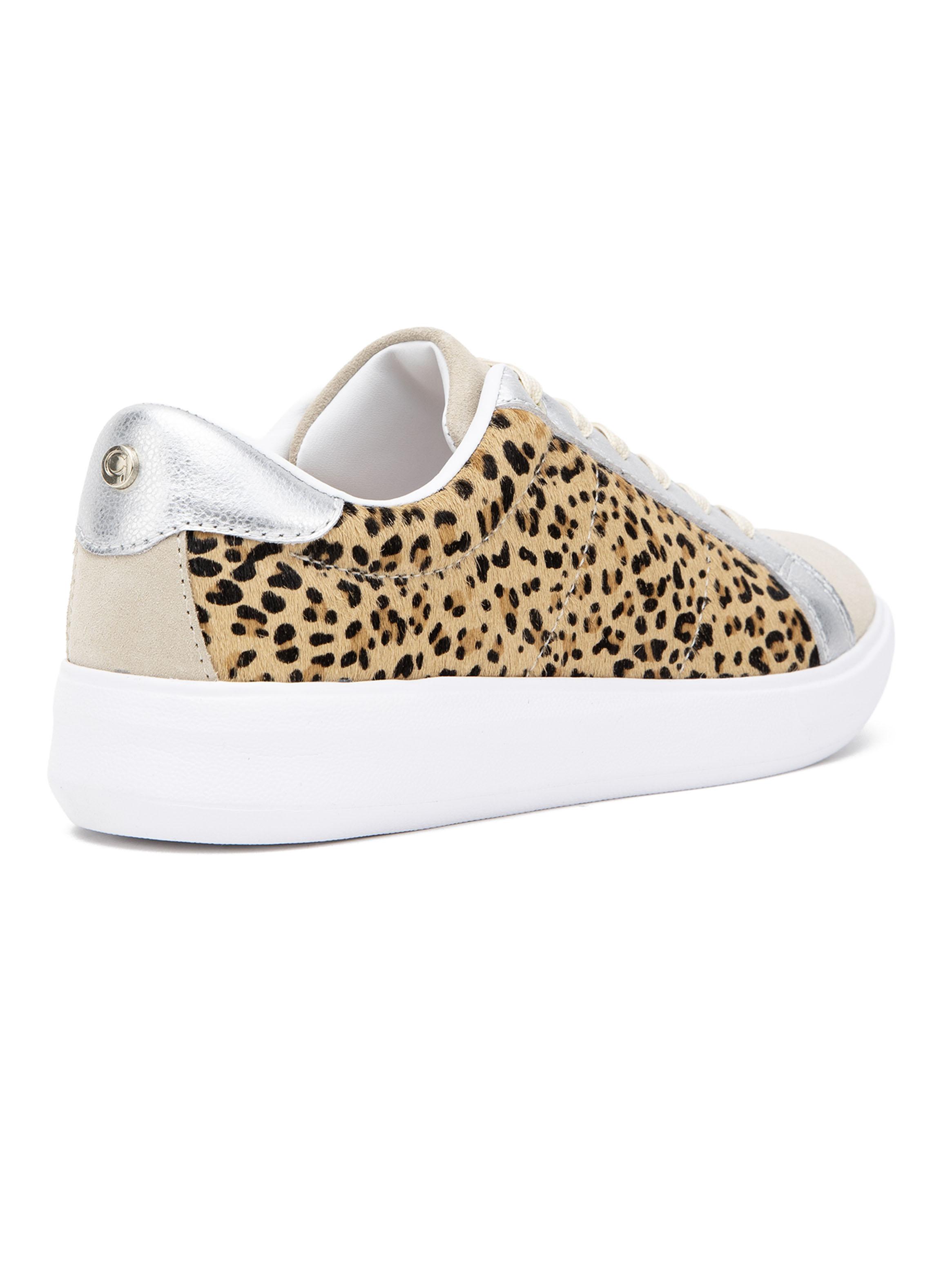Zapatilla Urbana Print Leopardo Cuero Rosalia 660997 Mujer-3