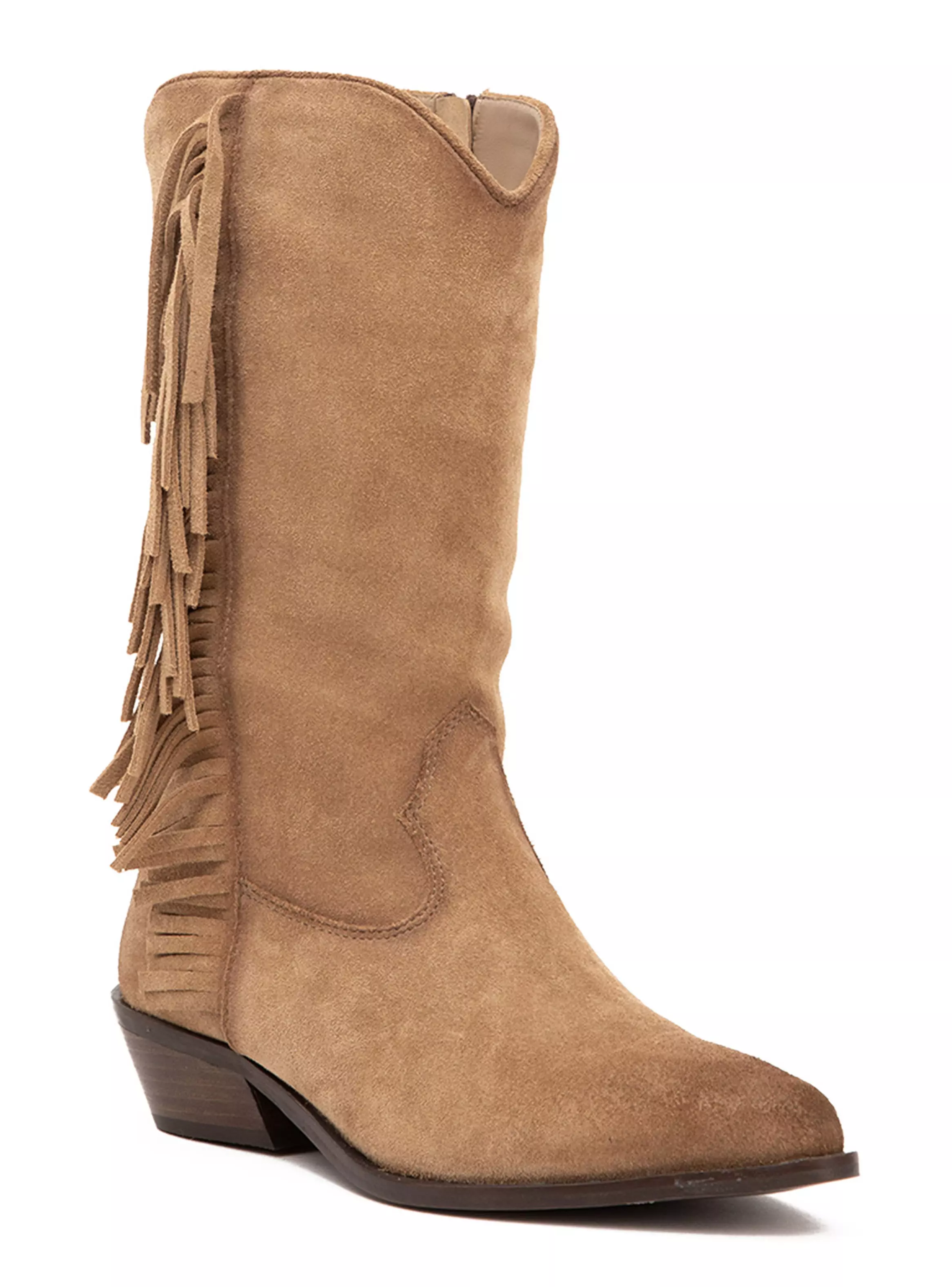 Bota Wyoming Taupe 661055 Cuero Mujer-2