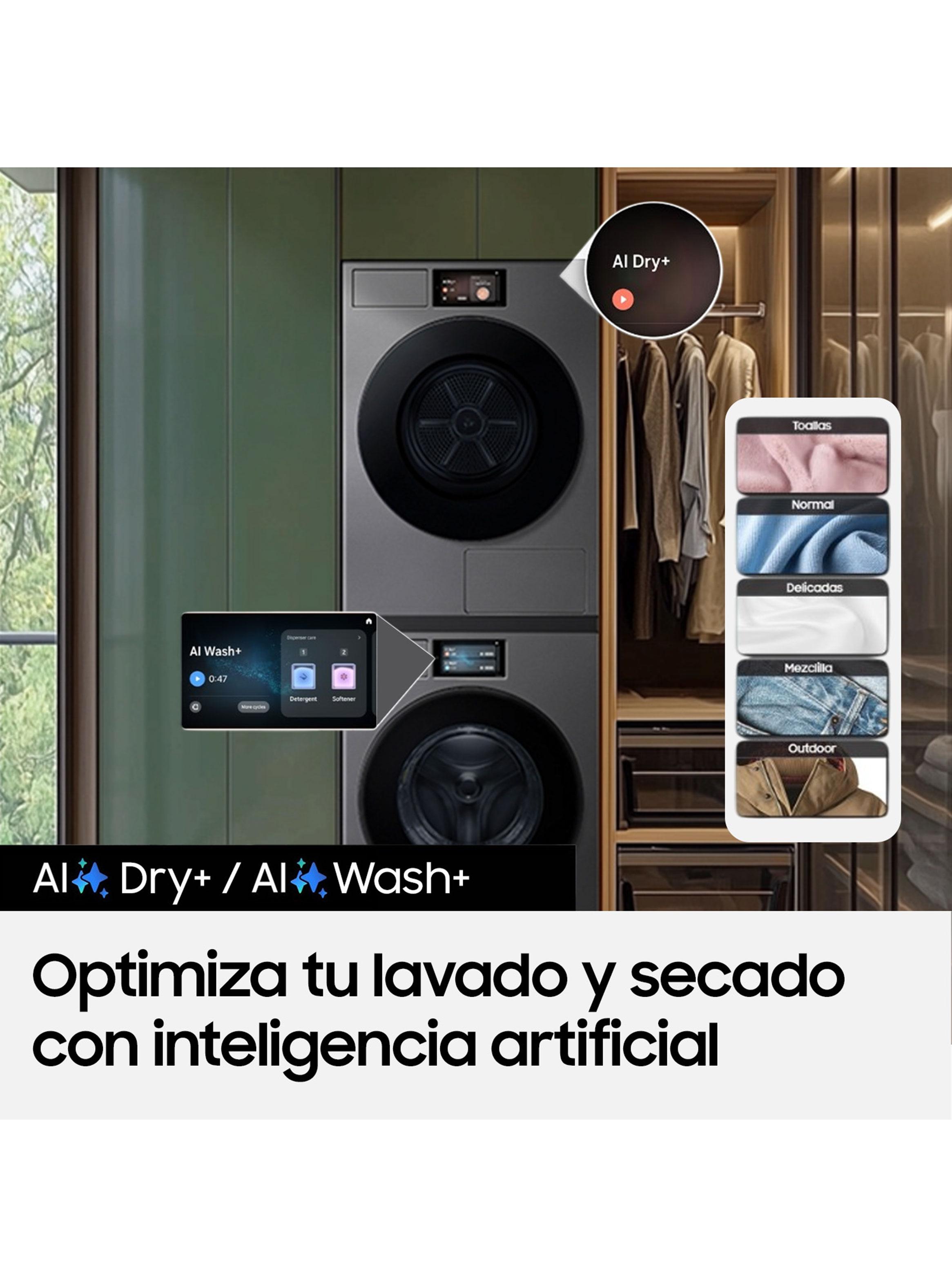 Lavadora + Secadora Frontal 25/17 kg Bespoke con IA Wifi 2025-5