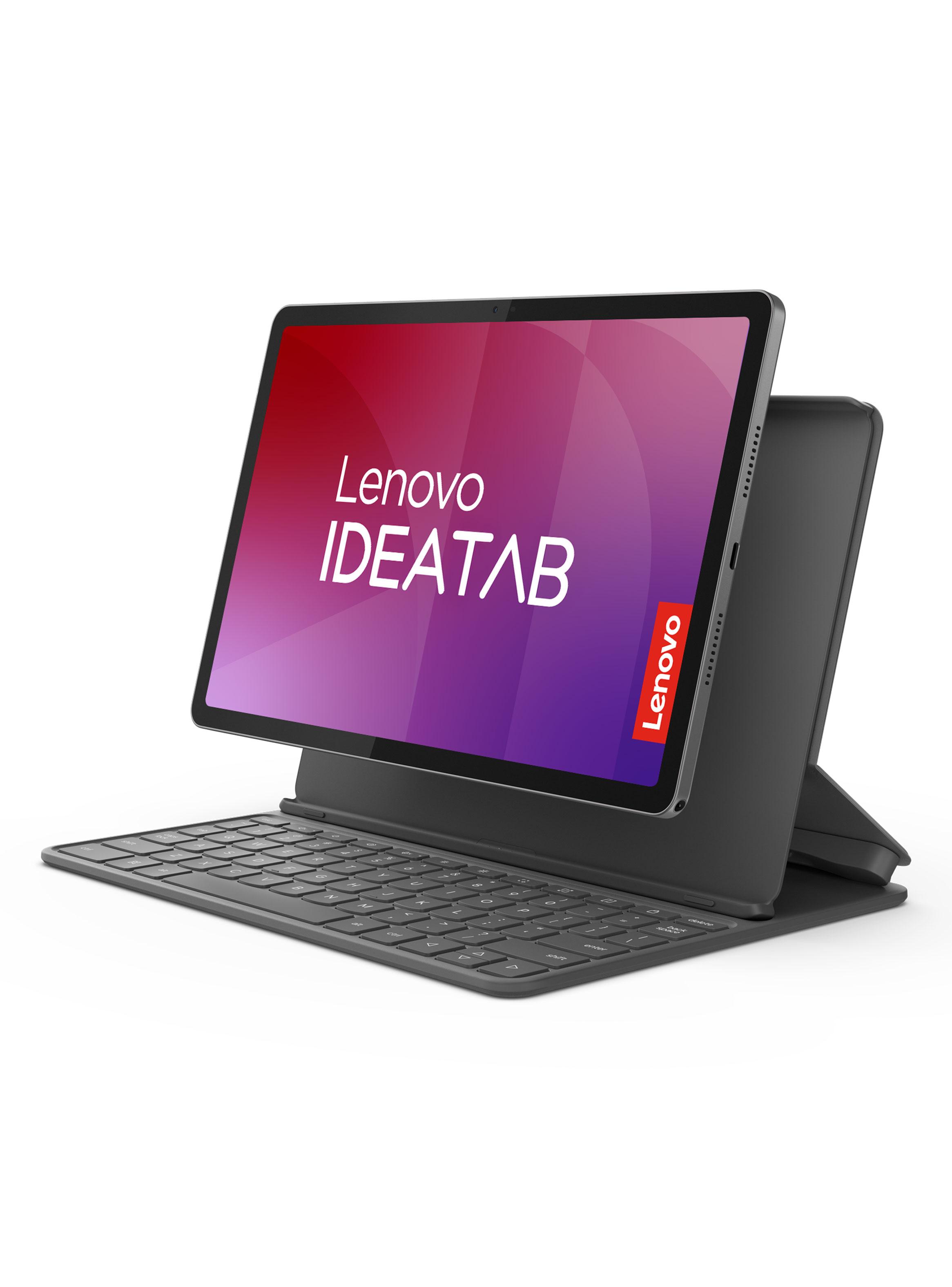 Tablet IdeaTab 8GB RAM 256GB SSD MediaTek D6300 11'' 2K 90Hz 5G Luna Grey + Teclado + Folio + Lápiz-2