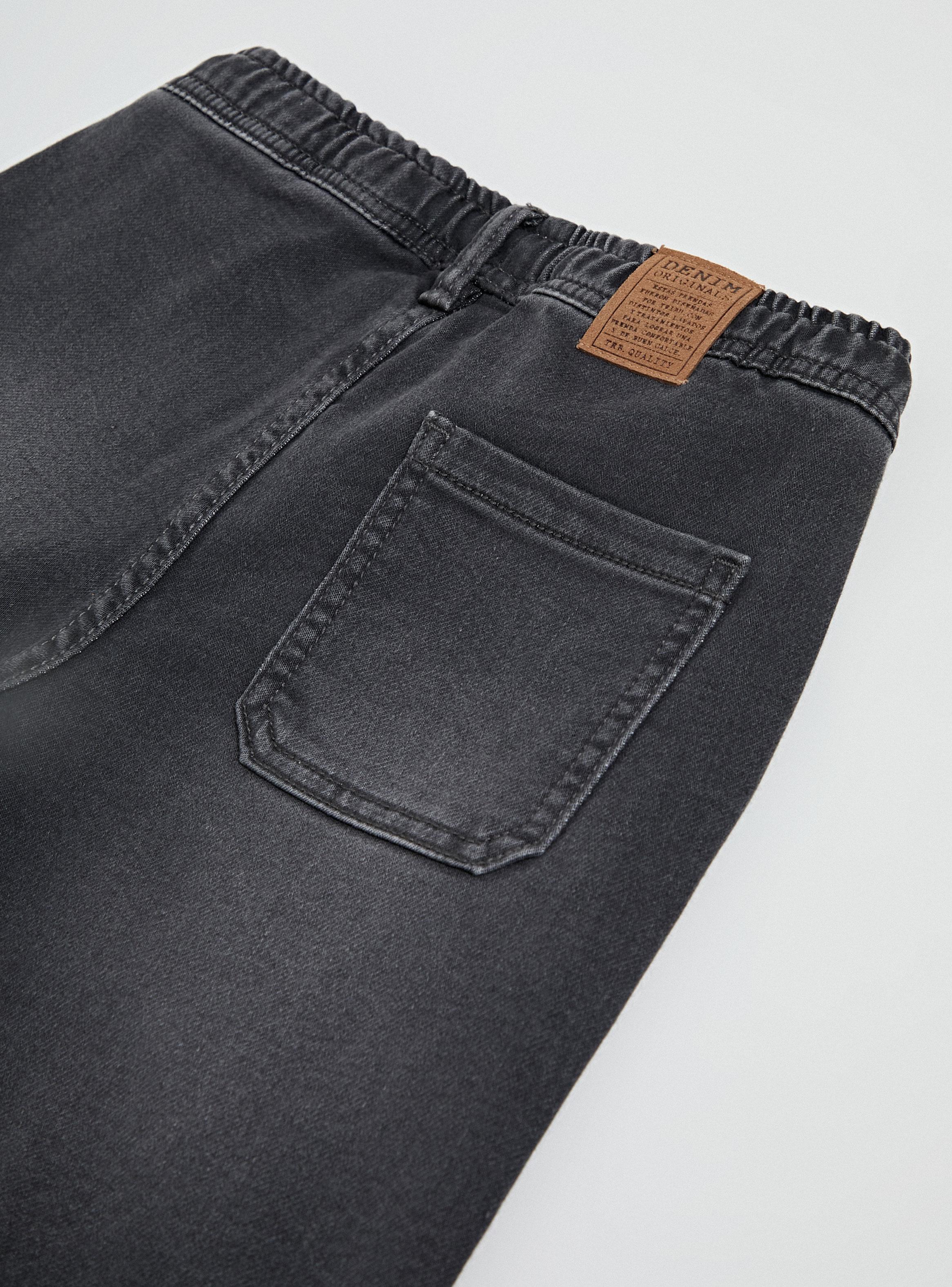 Jeans Jogger Tela Confortable Niño-2