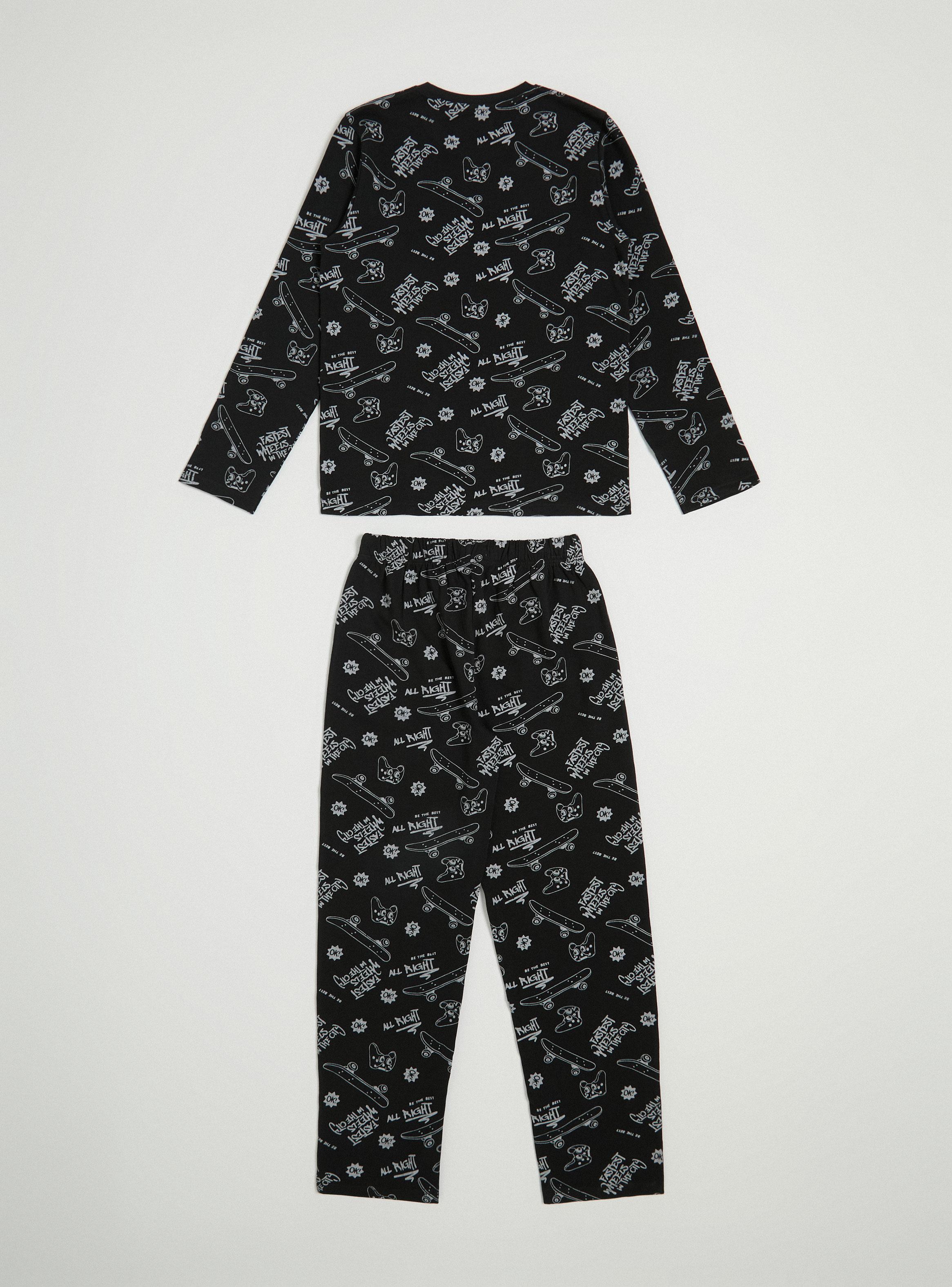 Pijama Junior con Estampado Franela-2