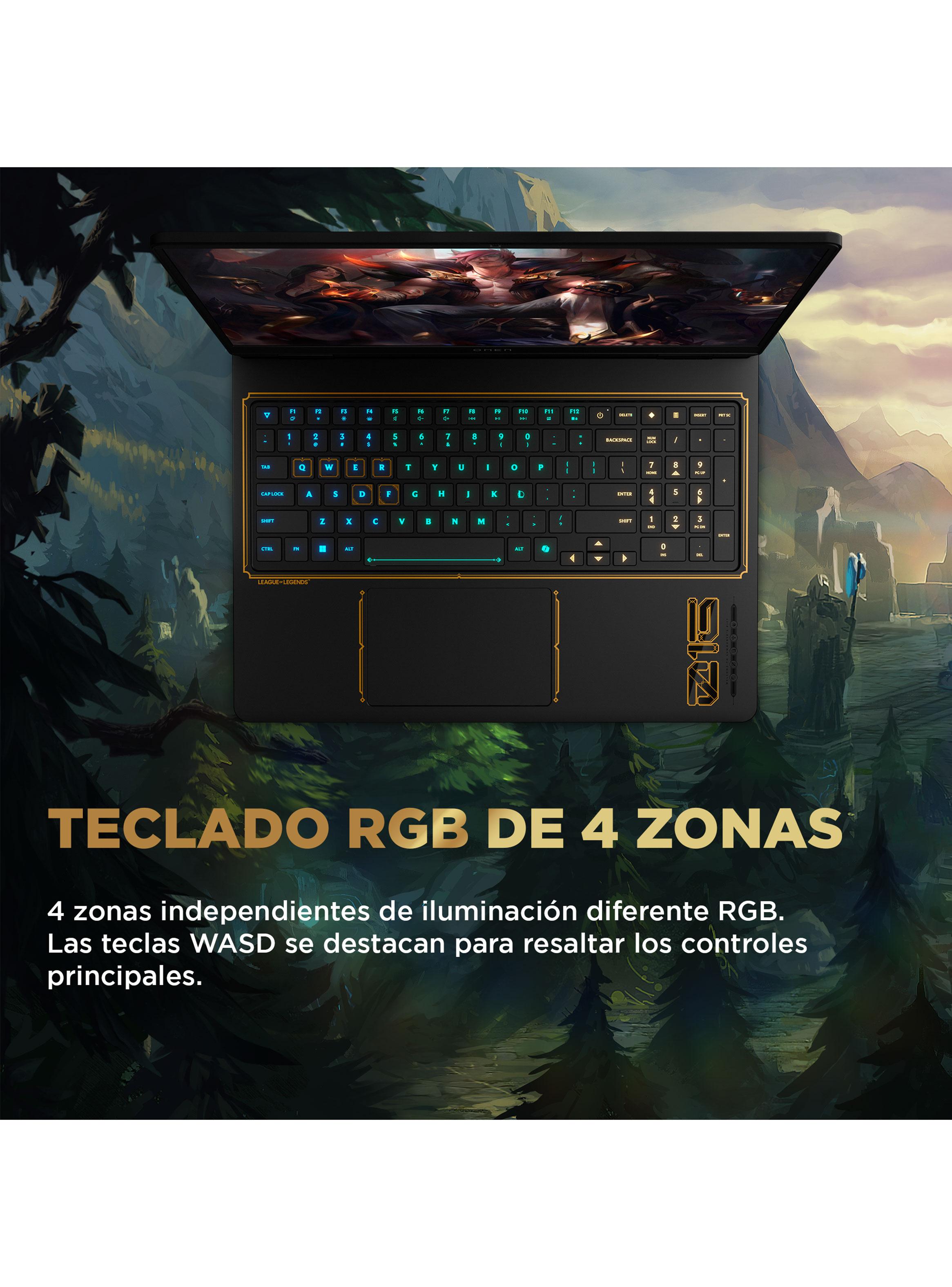 Notebook Gamer Omen Intel Core i7 16GB RAM 1TB SSD RTX 5060 16' 240Hz League of Legends Ed Limitada-8