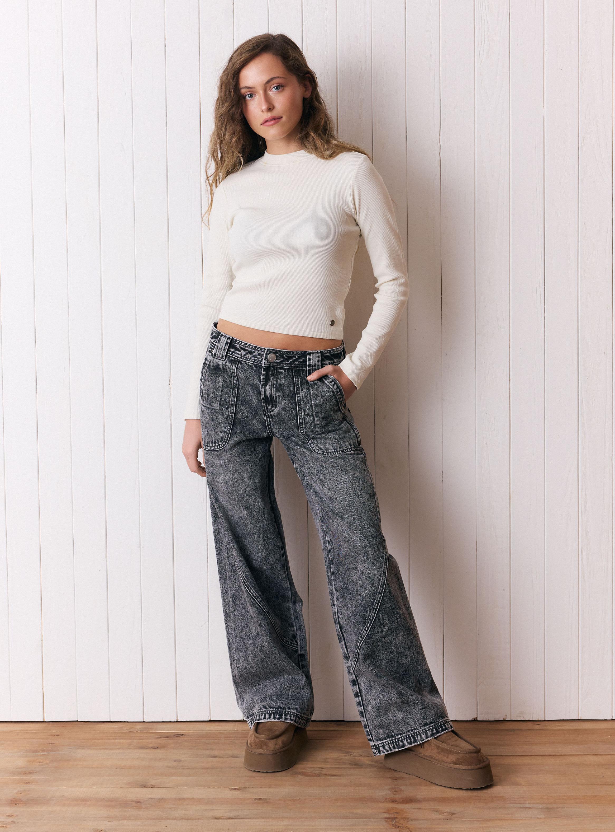 Polera con Lavado Acid Wash-4