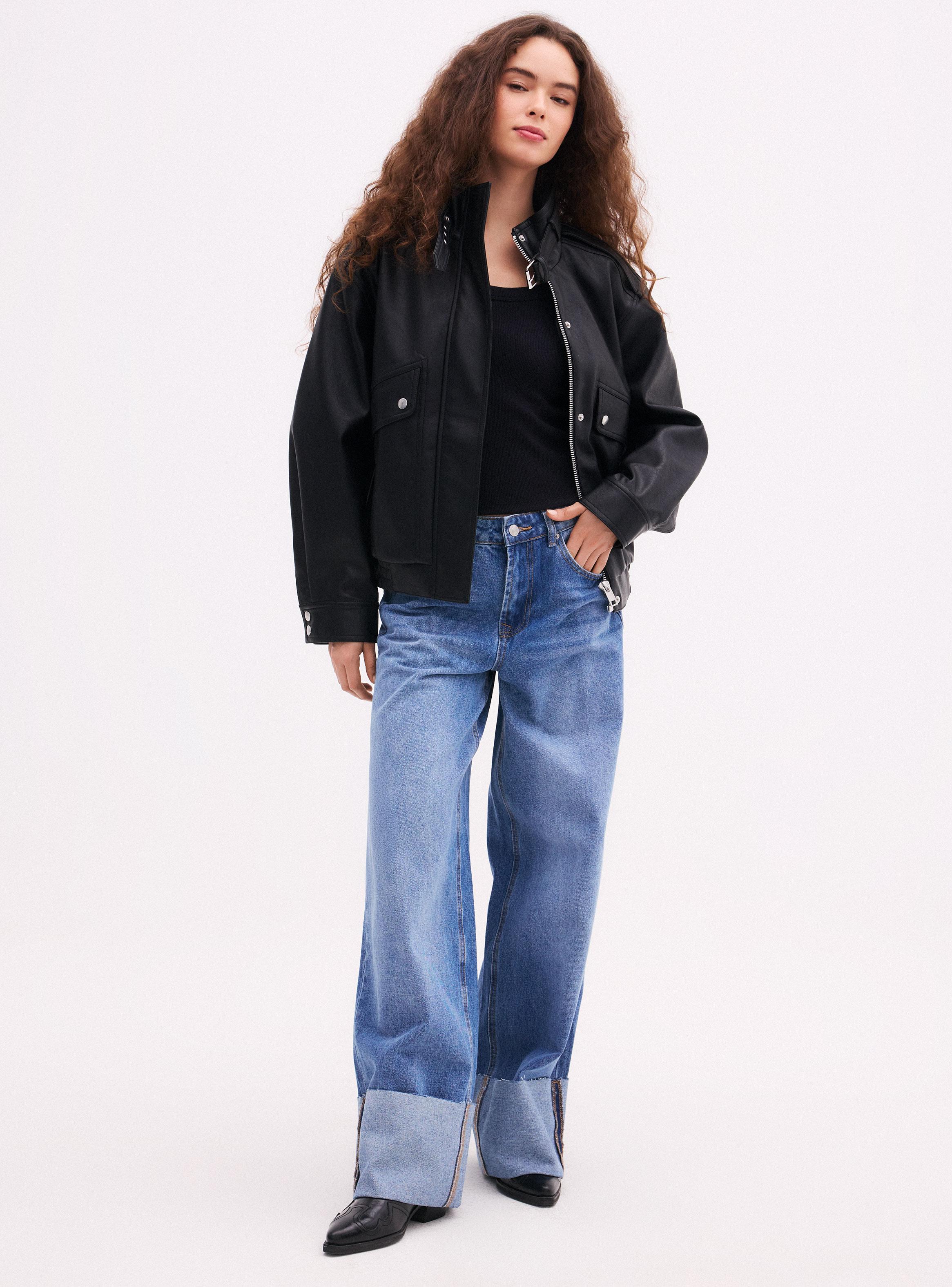 Chaqueta de Cuello Alto-4