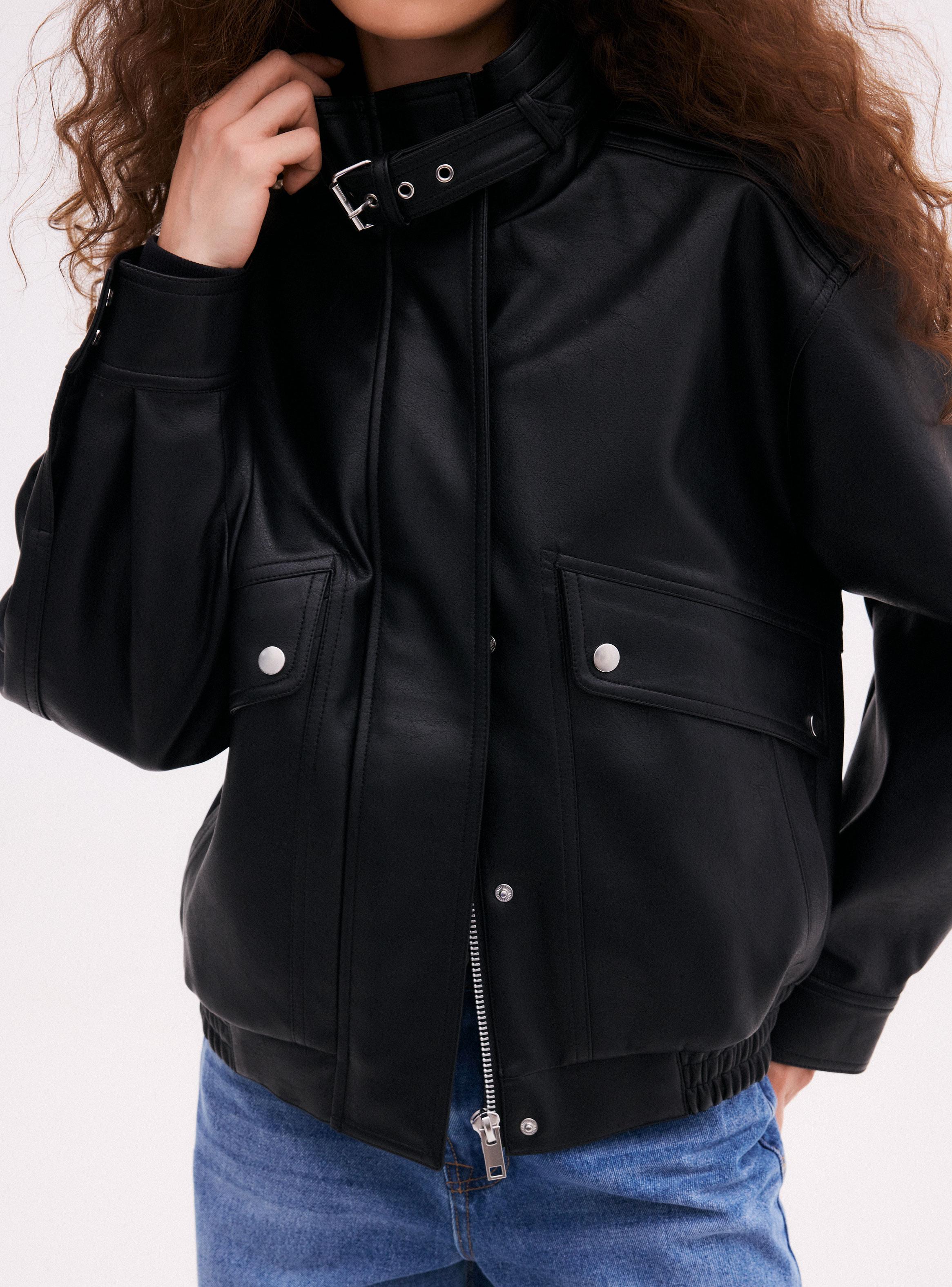 Chaqueta de Cuello Alto-3