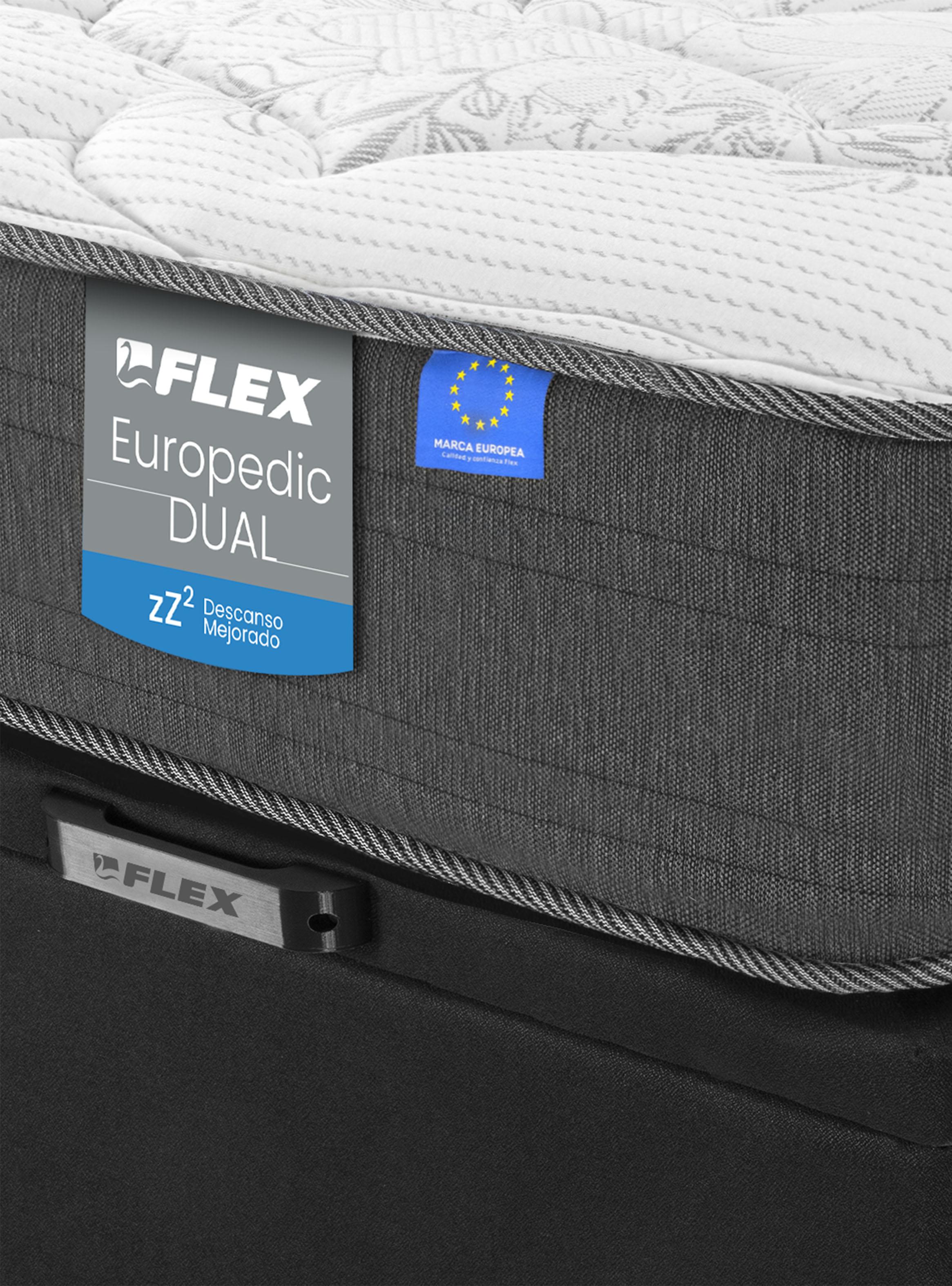 Cama Baúl Europedic Dual 2 Plazas Base Dividida-3