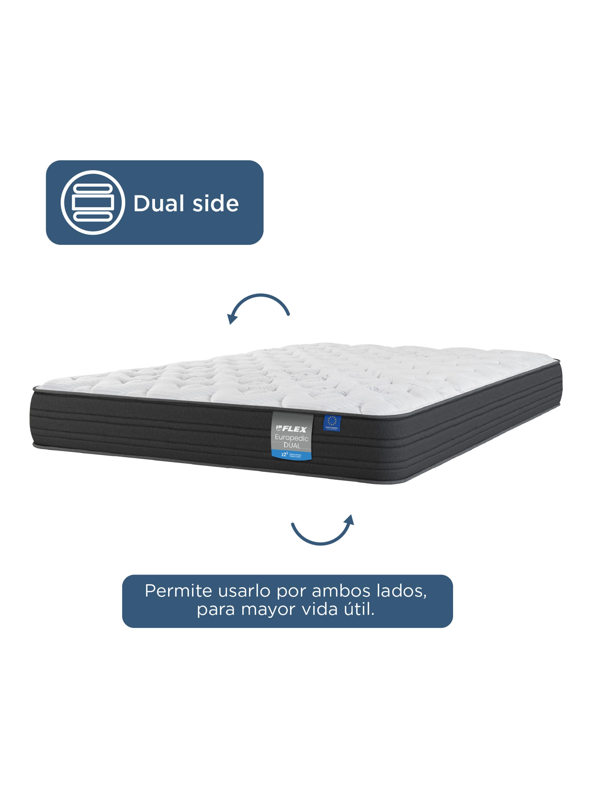 Cama Baúl Europedic Dual 2 Plazas Base Dividida-2