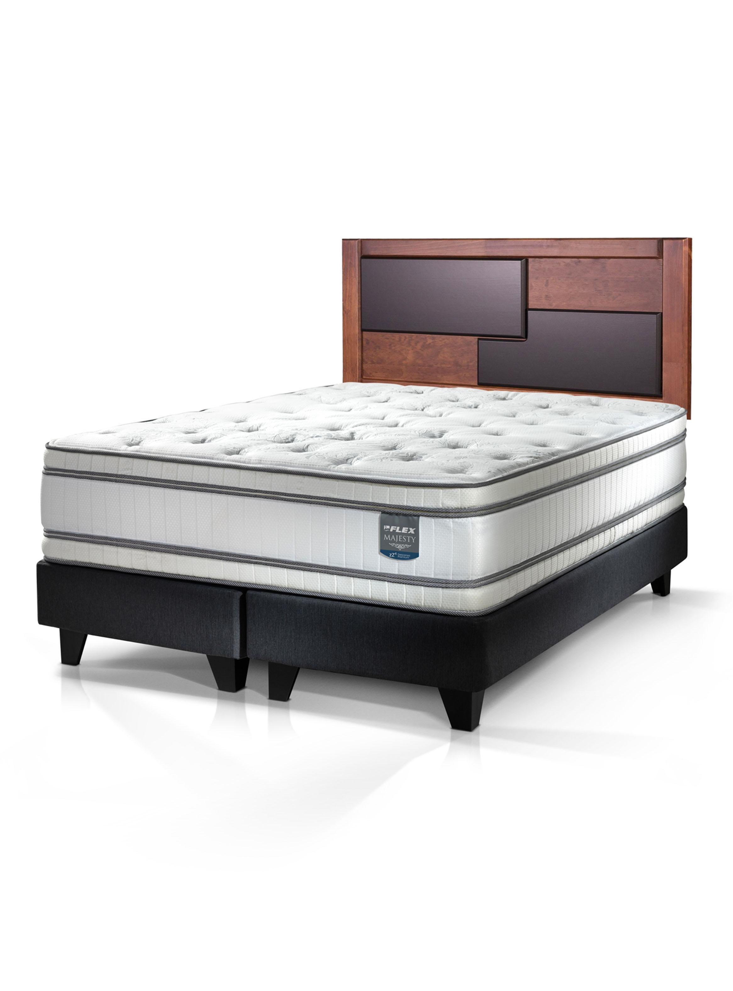 Cama Europea Majesty 2 Plazas + Respaldo Colonia-0