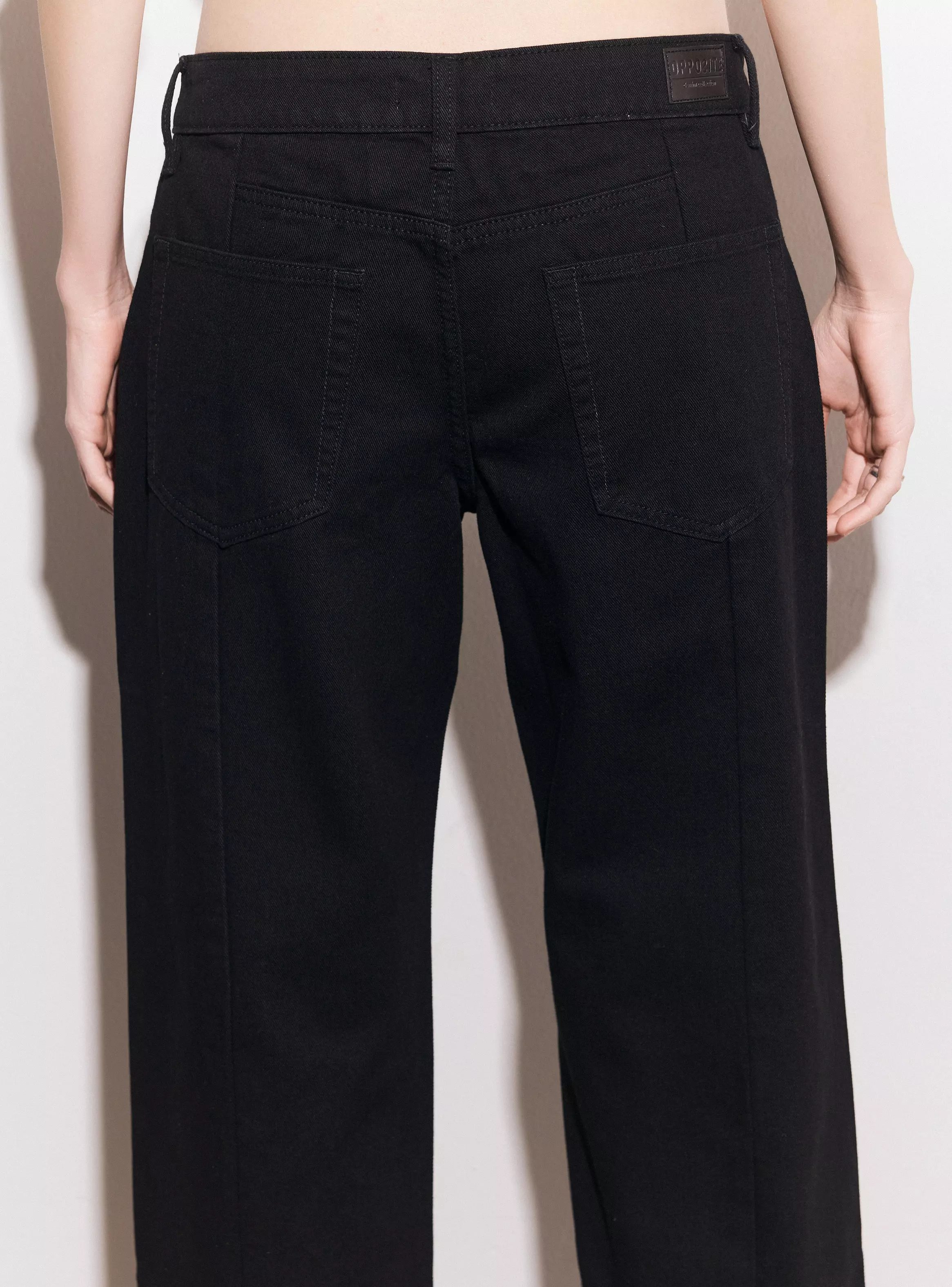 Jeans Bootcut Tiro Medio con Botones Cruzados-3